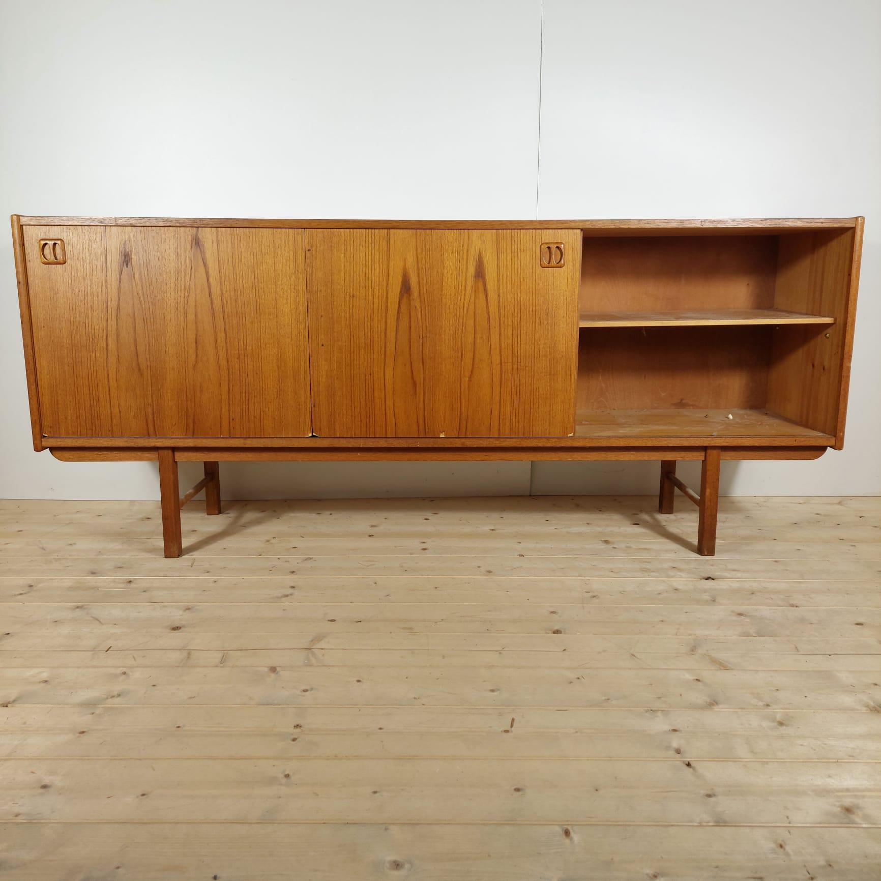 Teak sideboard, Denmark, 1960s