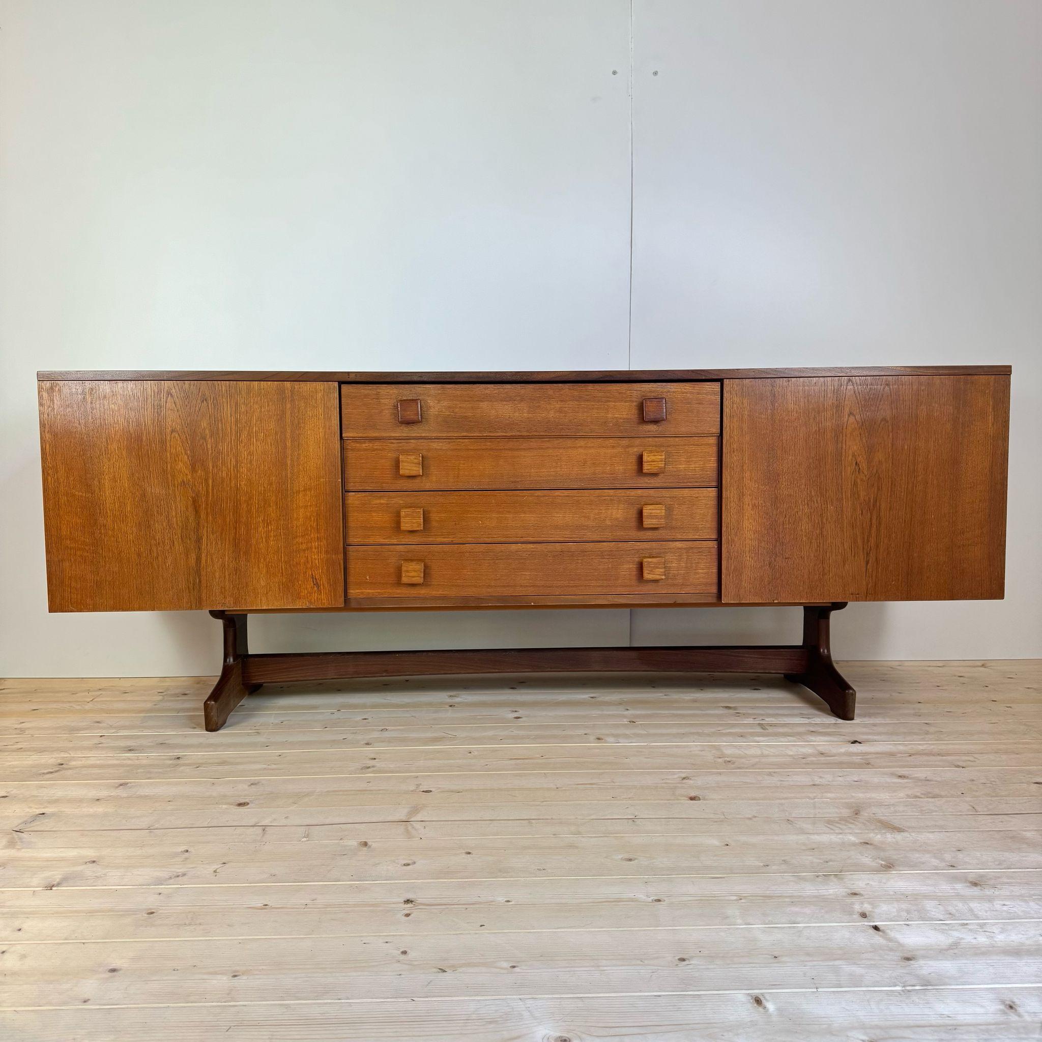 Sideboard aus Teakholz, Dänemark 1960 (Danish) im Angebot
