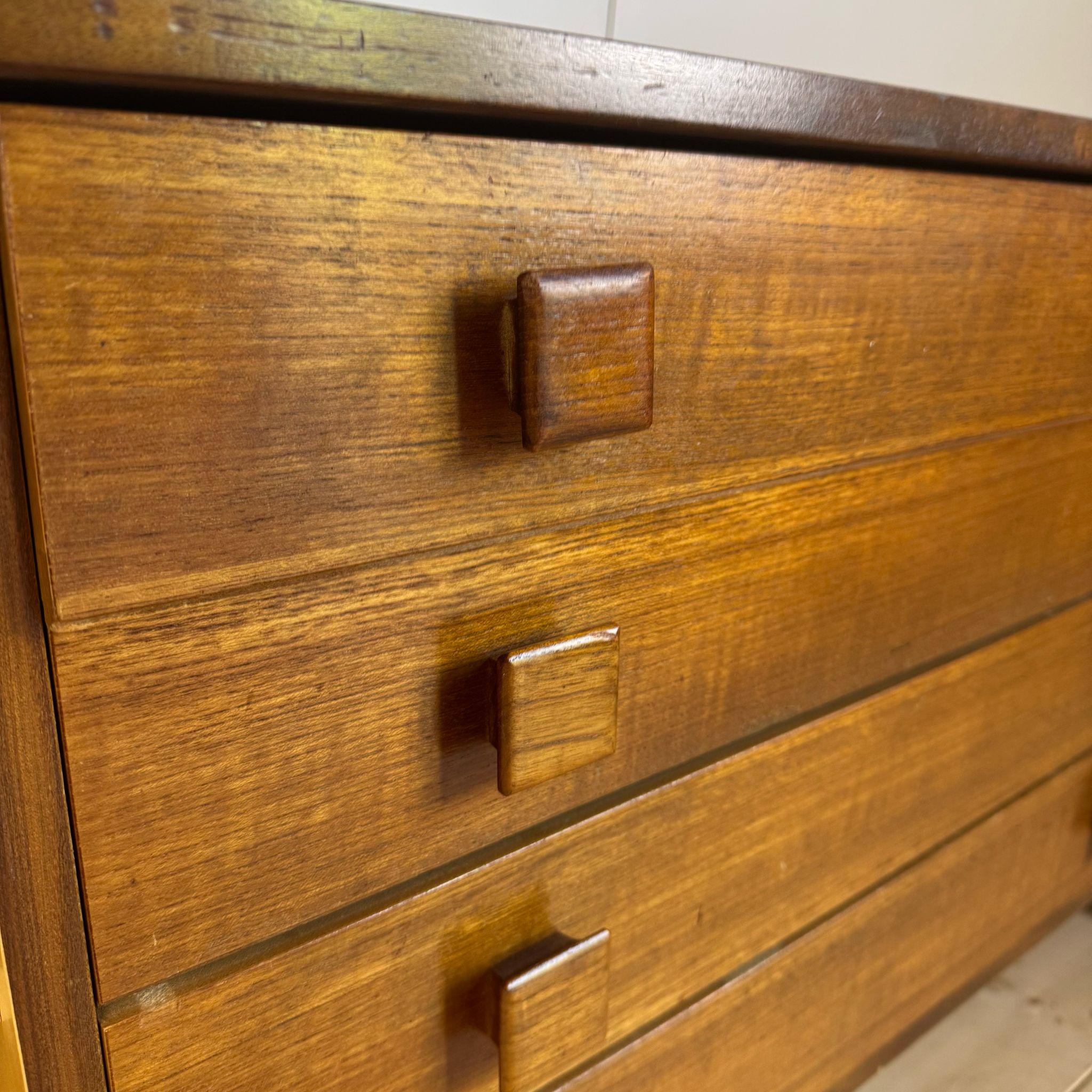 Sideboard aus Teakholz, Dänemark 1960 (Furnier) im Angebot