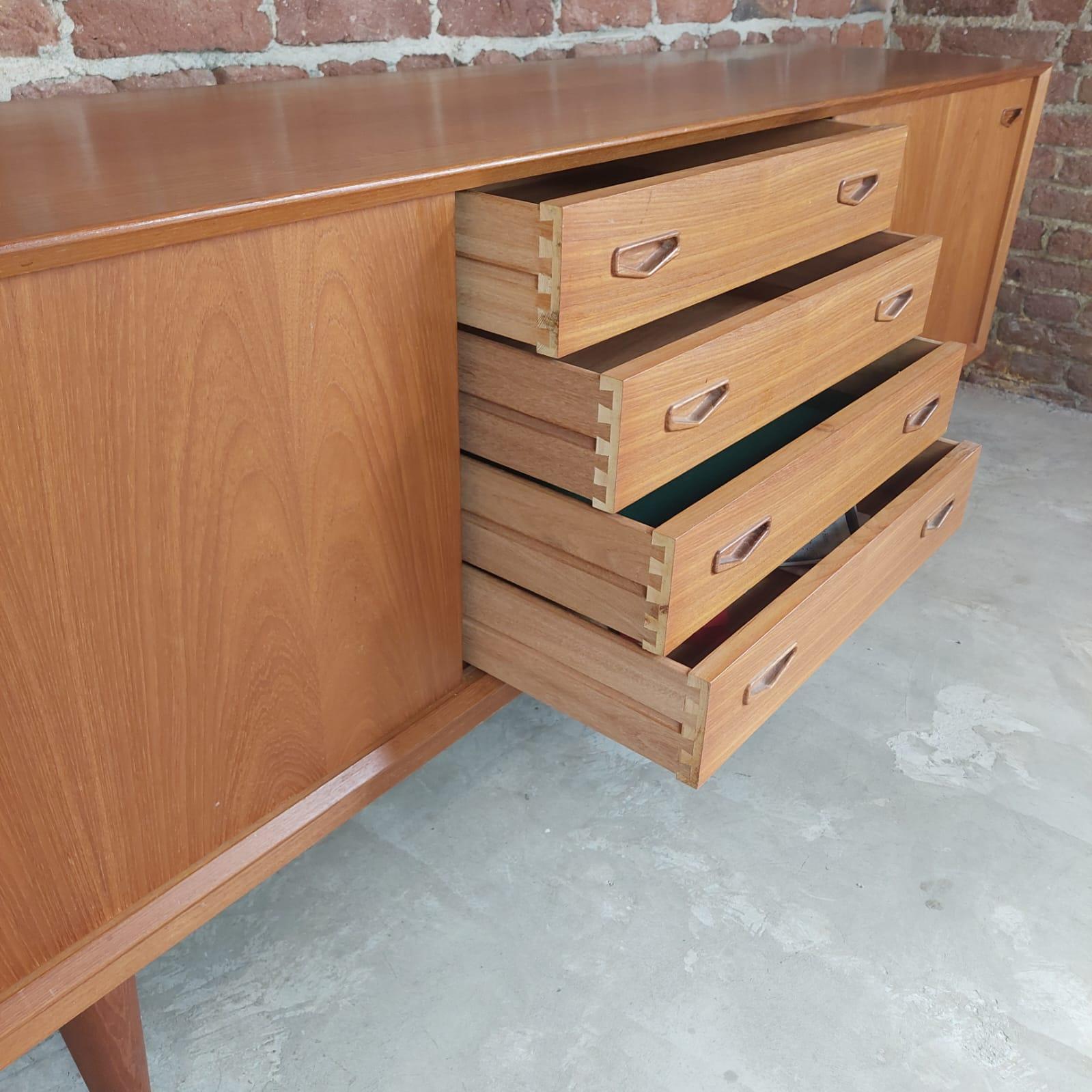 Sideboard in teak, Denmark 1960 In Excellent Condition In Torino, IT