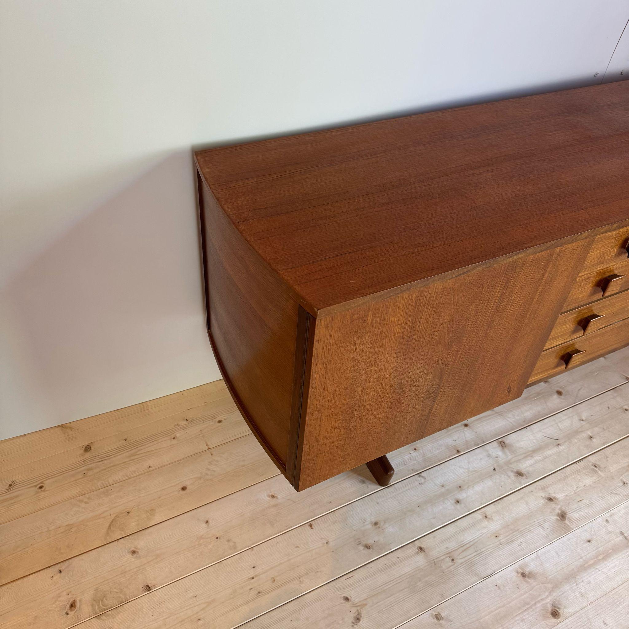 Sideboard aus Teakholz, Dänemark 1960 im Zustand „Gut“ im Angebot in Torino, IT