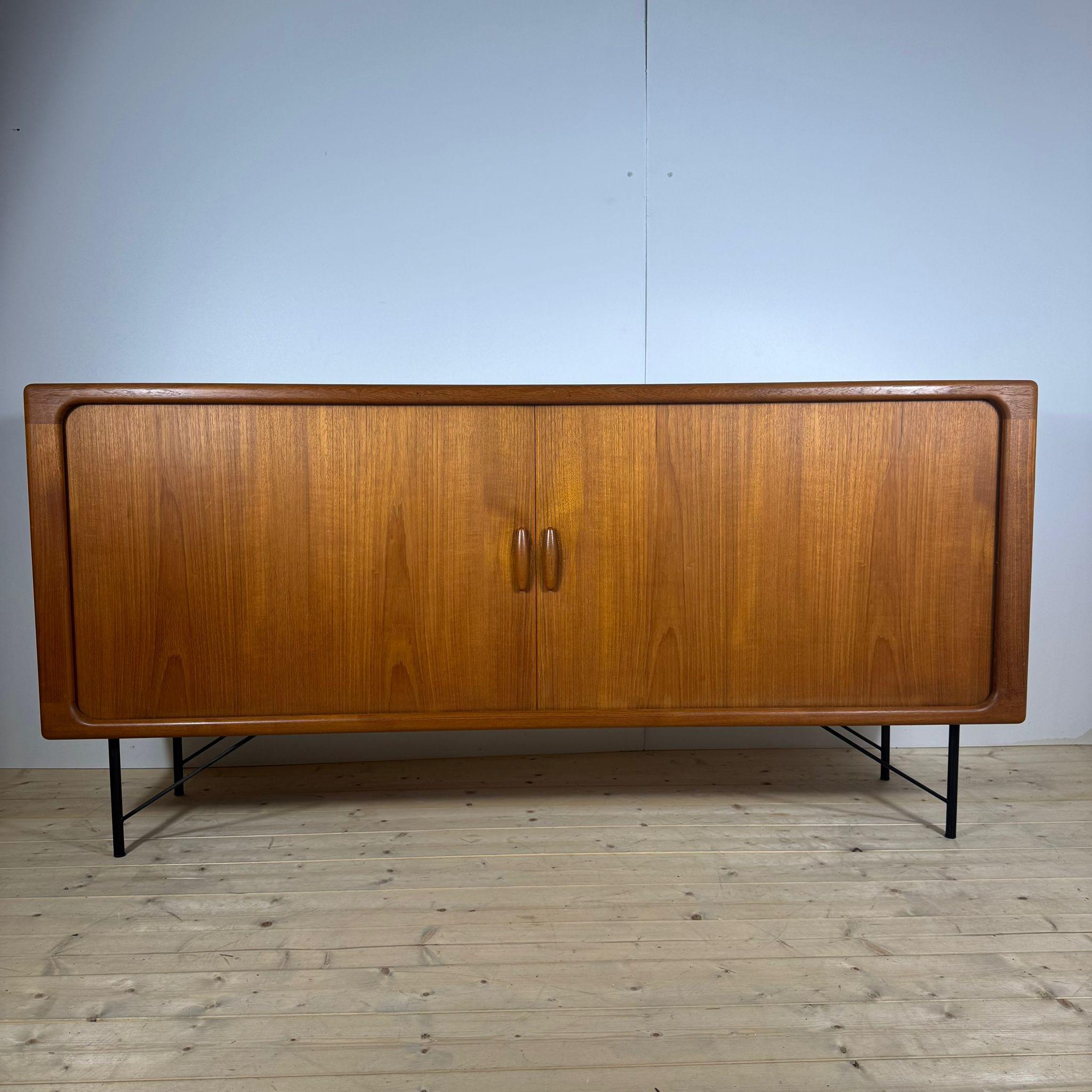 Veneer Sideboard in teak, Denmark 1960s For Sale