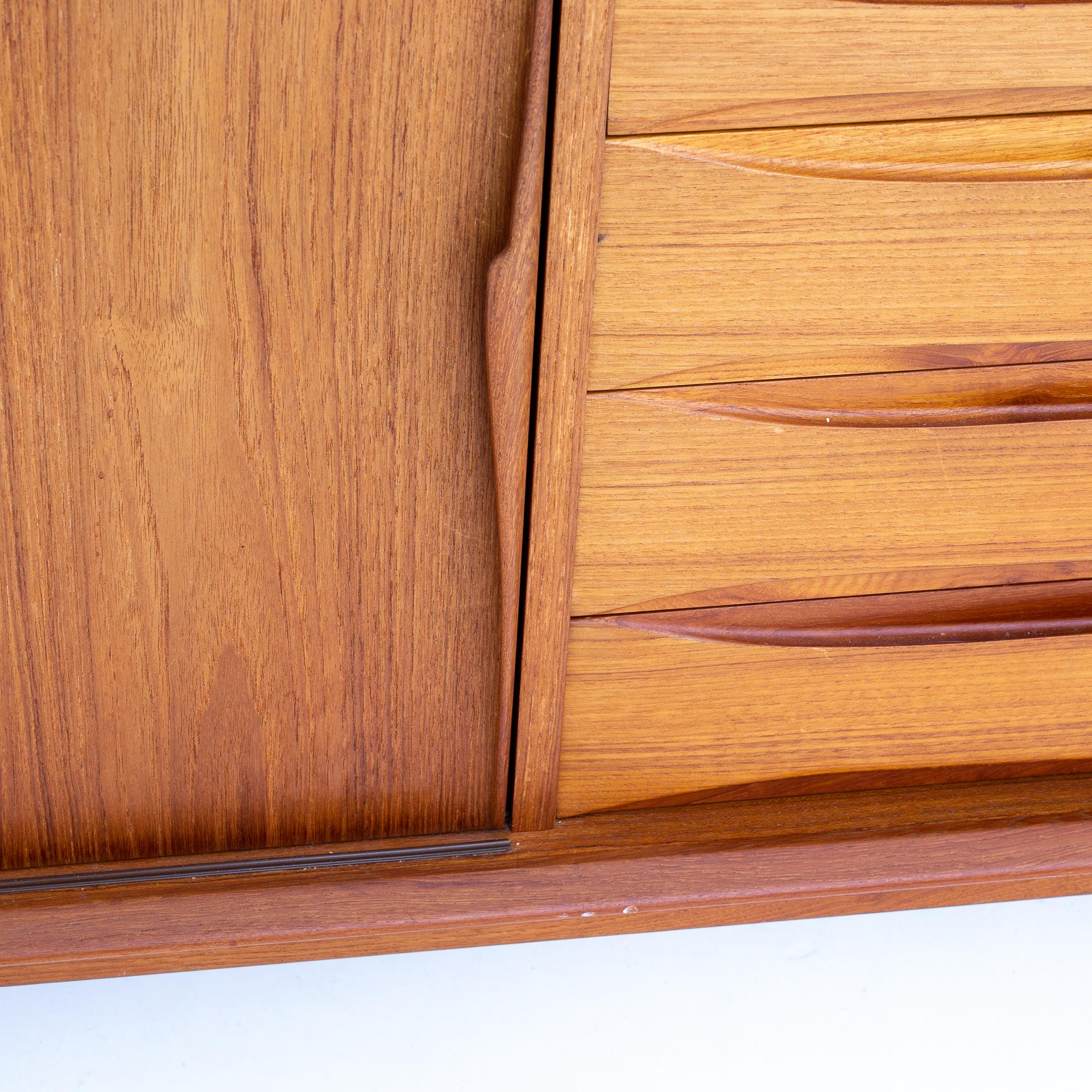 Patinated Sideboard in Teak