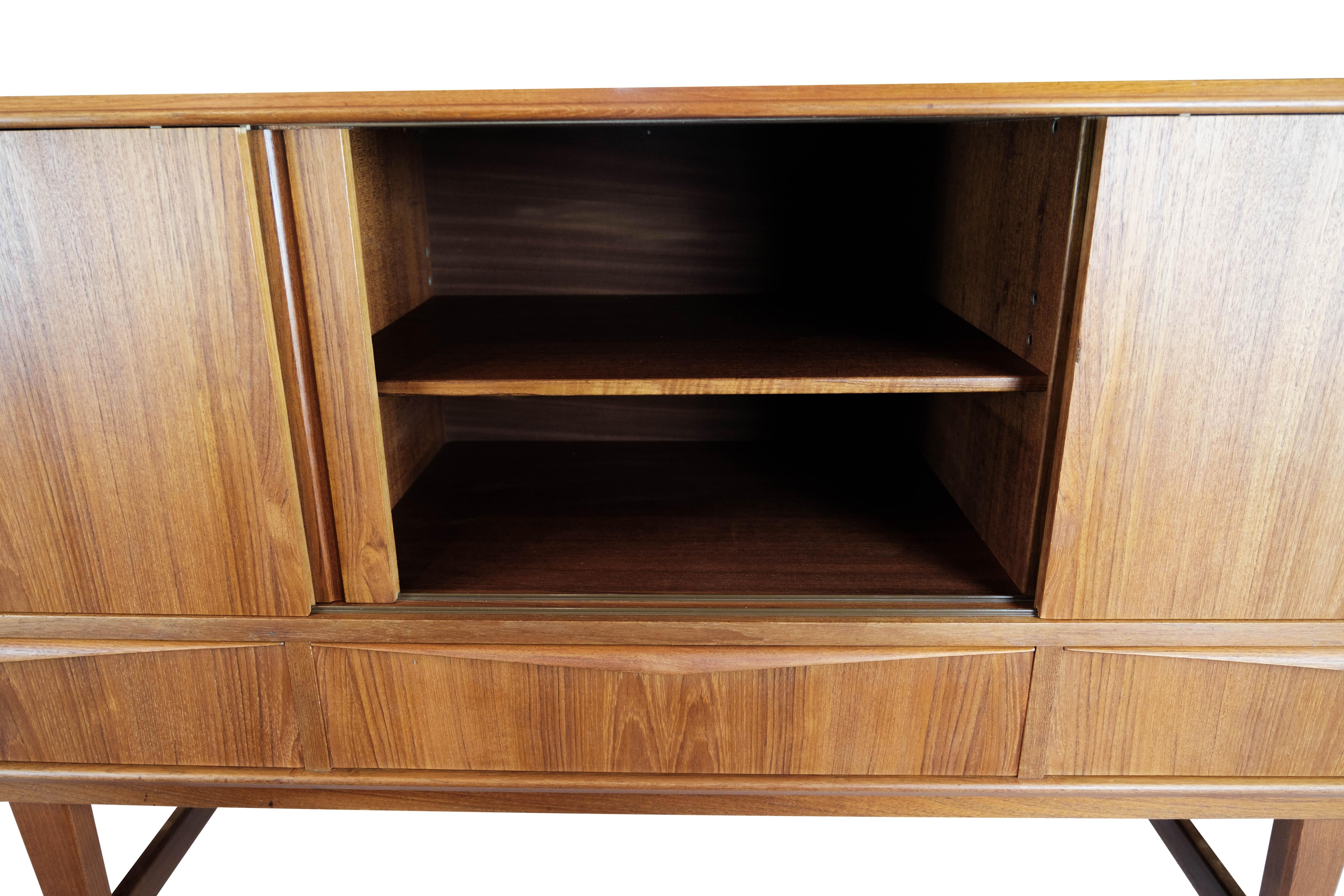 Mid-20th Century Sideboard in Teak of Danish Design from the 1960s