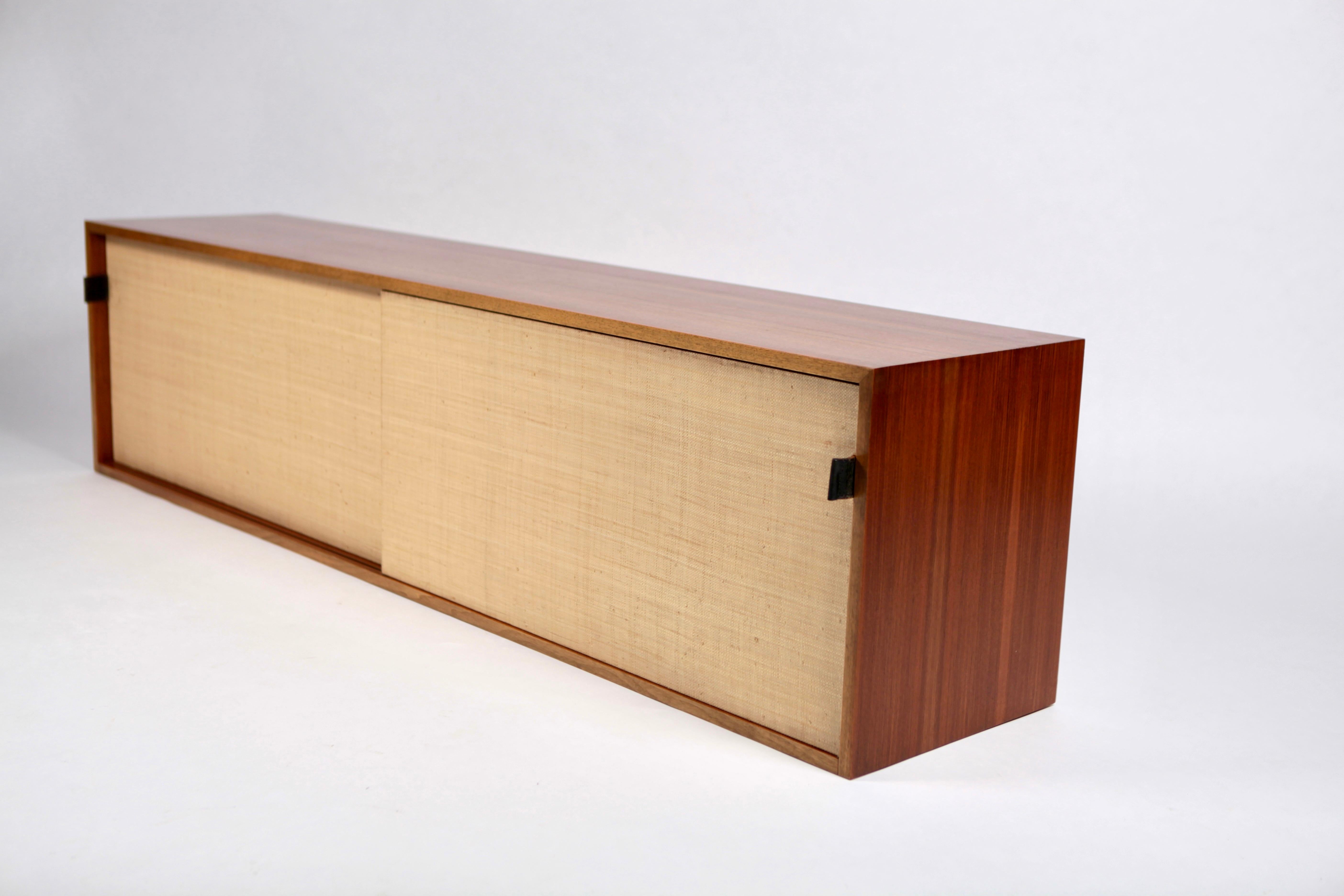 Sideboard in Teak & Seagrass by Florence Knoll, Designed 1947 5