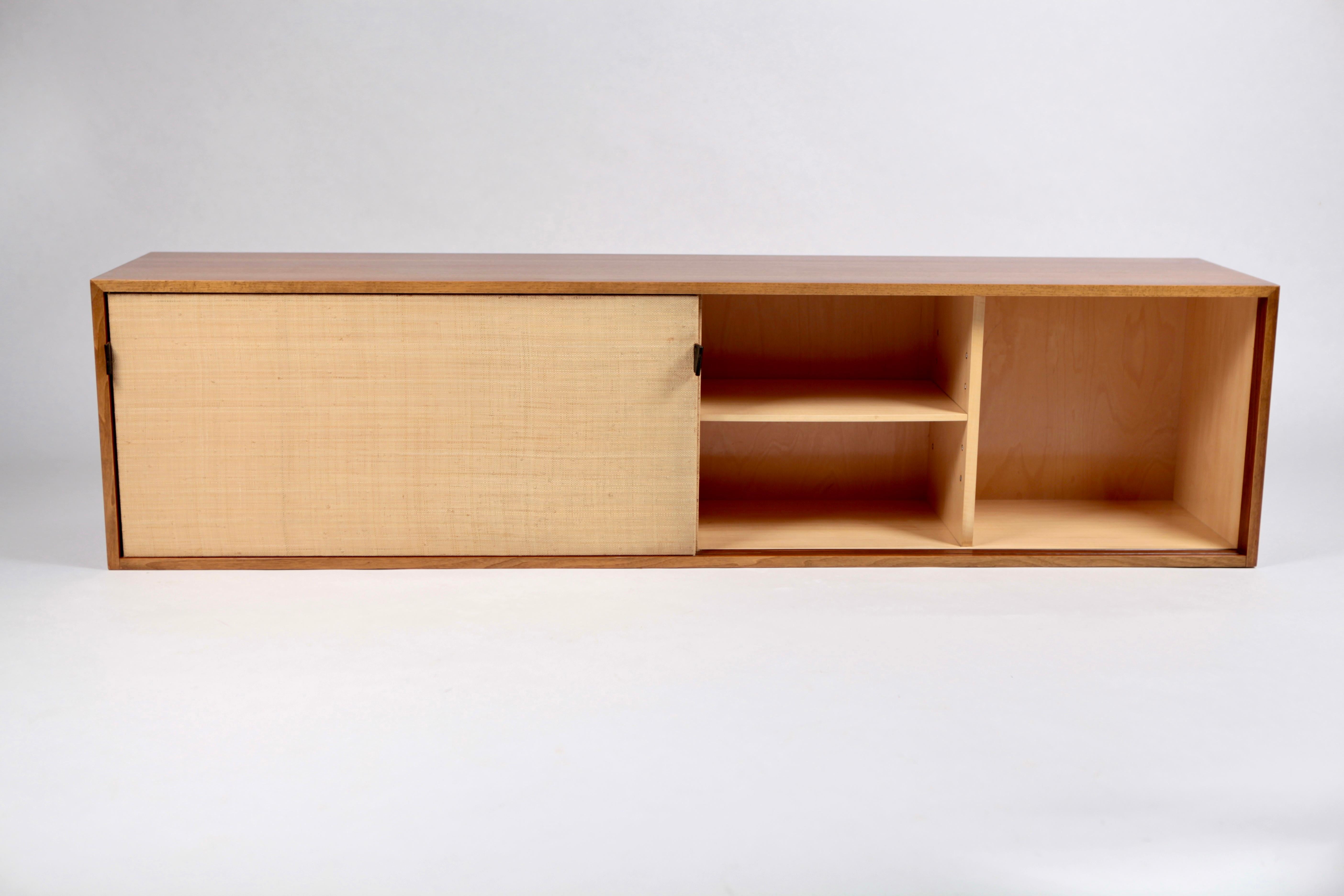 Sideboard in Teak & Seagrass by Florence Knoll, Designed 1947 2