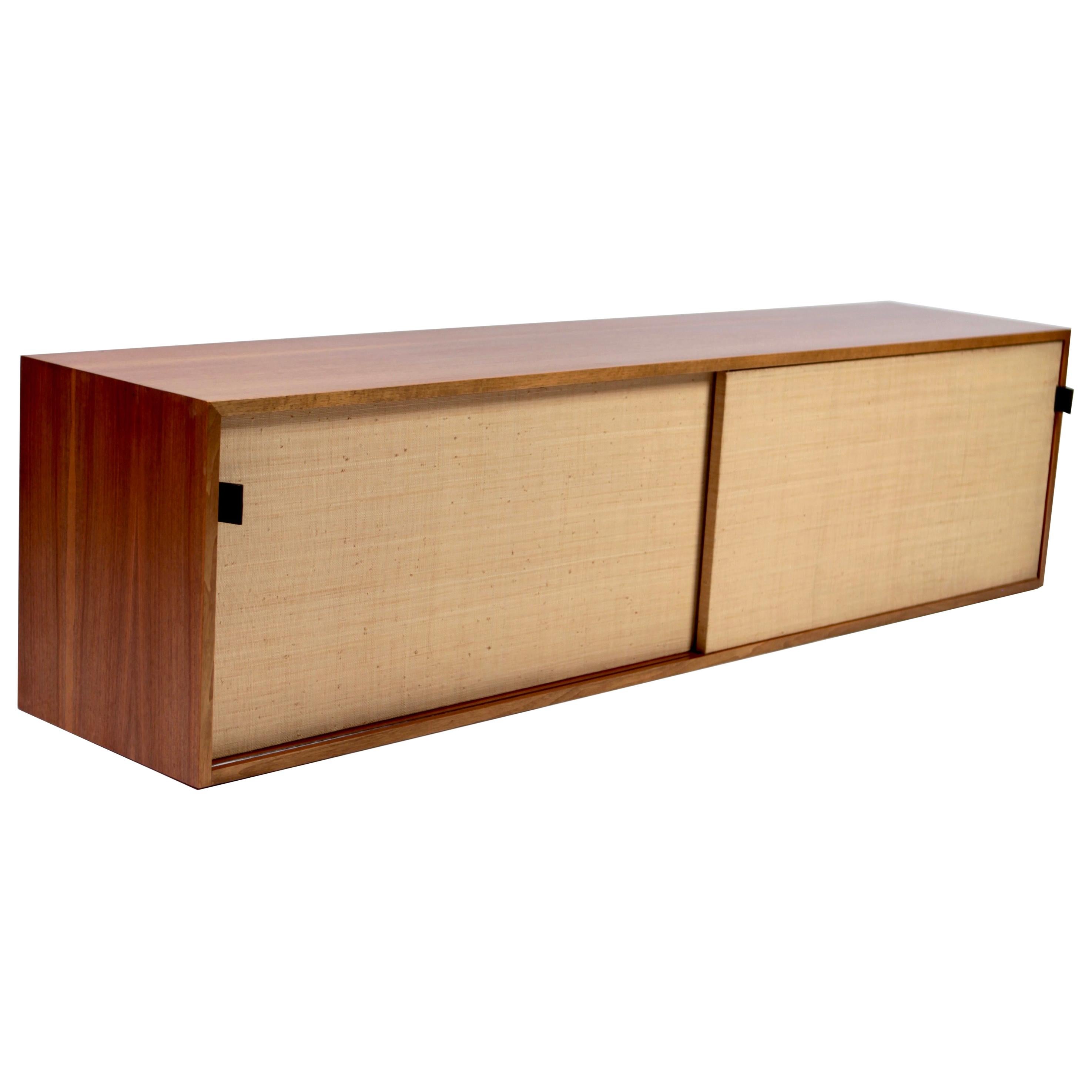 Sideboard in Teak & Seagrass by Florence Knoll, Designed 1947