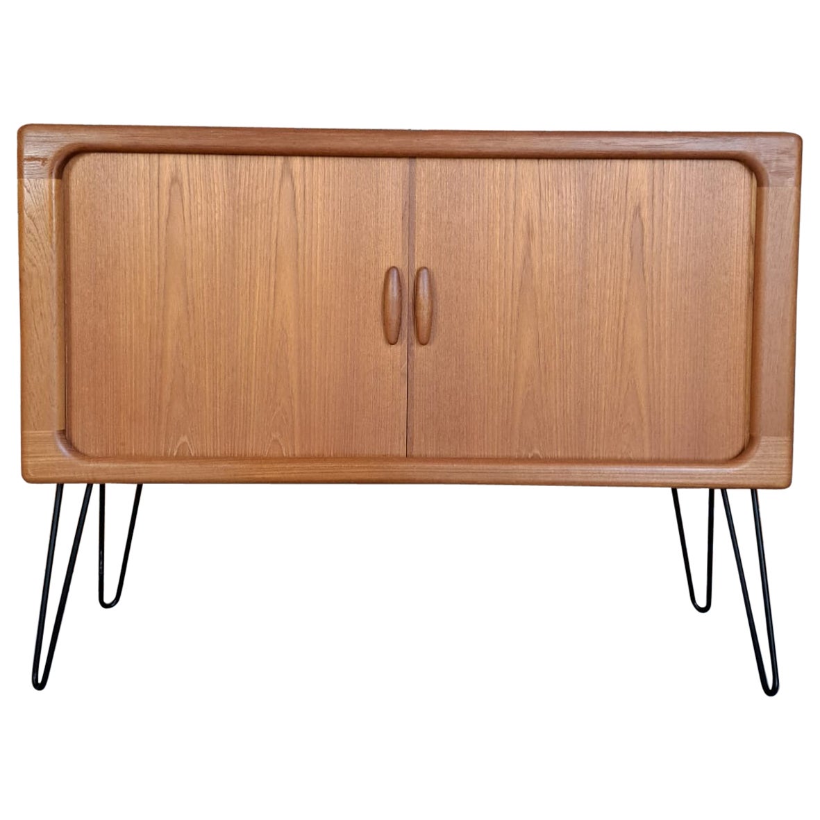 Sideboard in Teak with Sliding Doors, Denmark, 1960