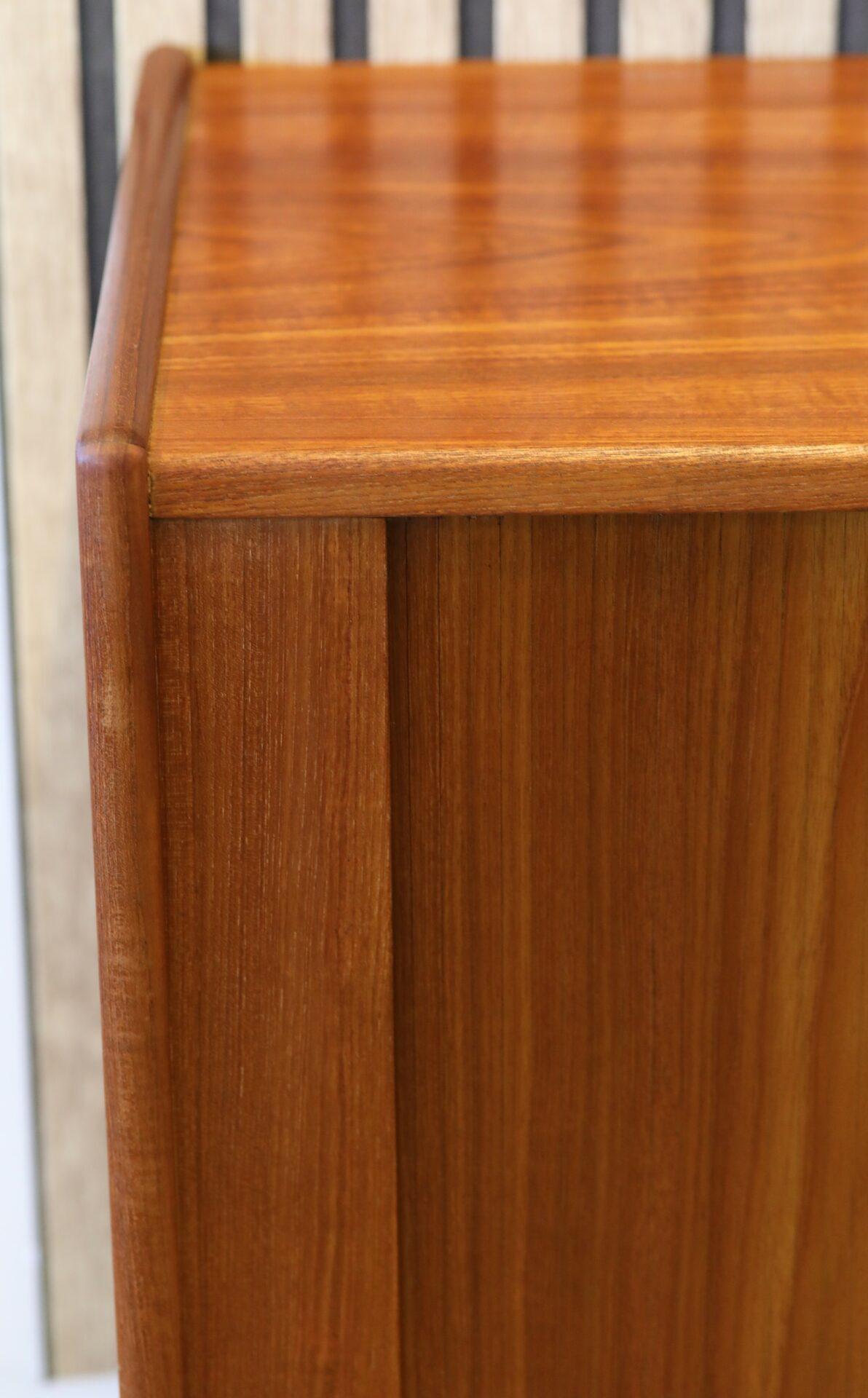 Sideboard in Teak with Tambour Doors by George Tanier for Sibast, 1960s 5