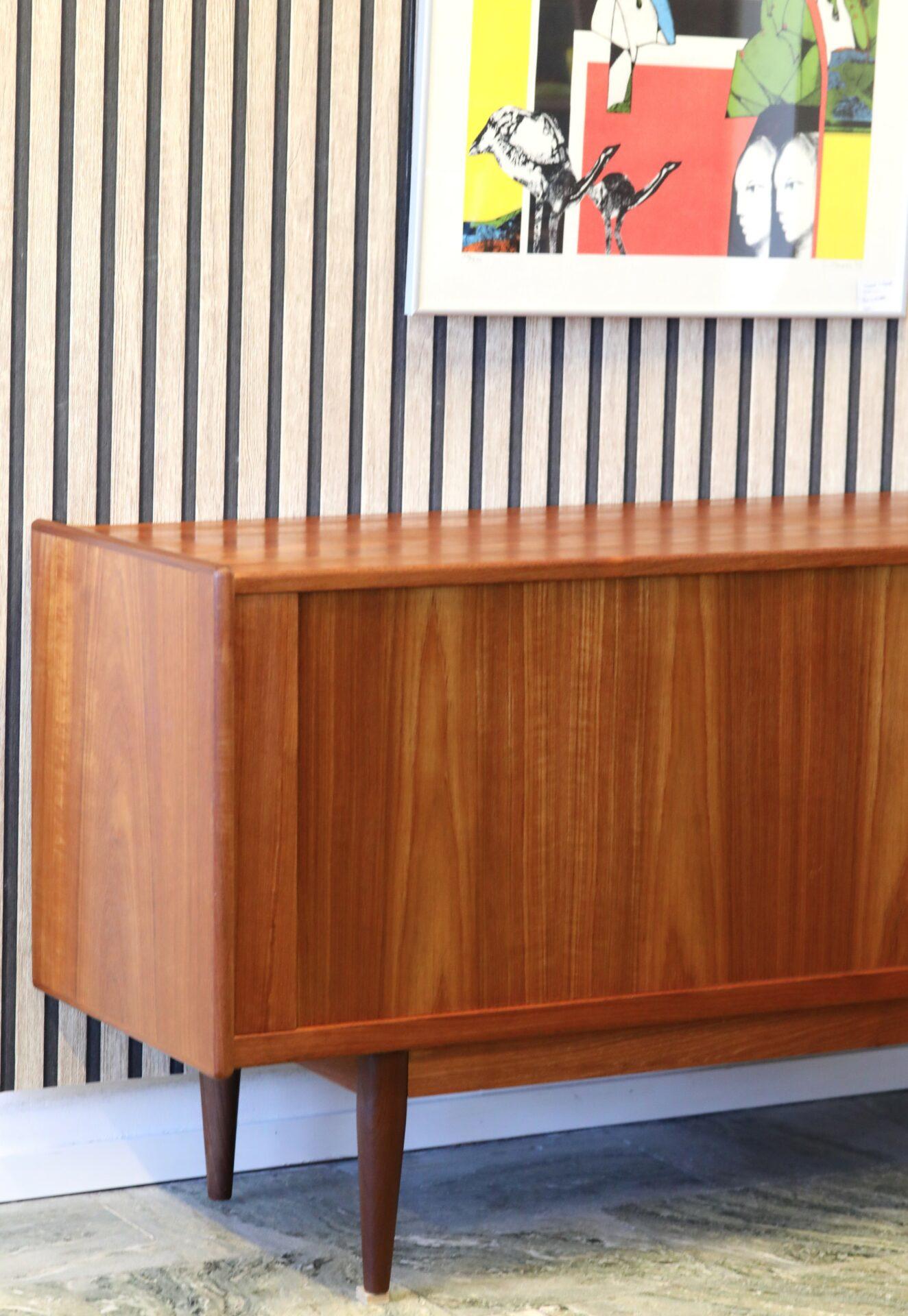 Sideboard in Teak with Tambour Doors by George Tanier for Sibast, 1960s 2