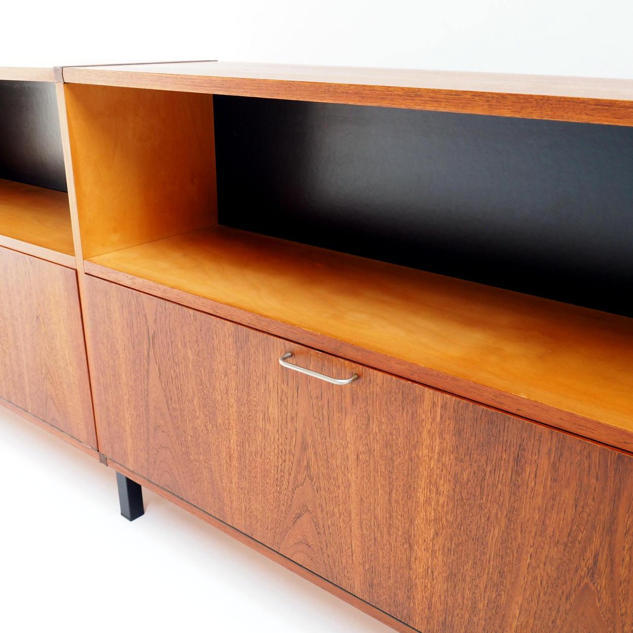 Sideboard in Teak with Two Fall Fronts by Cees Braakman for Pastoe For Sale 1