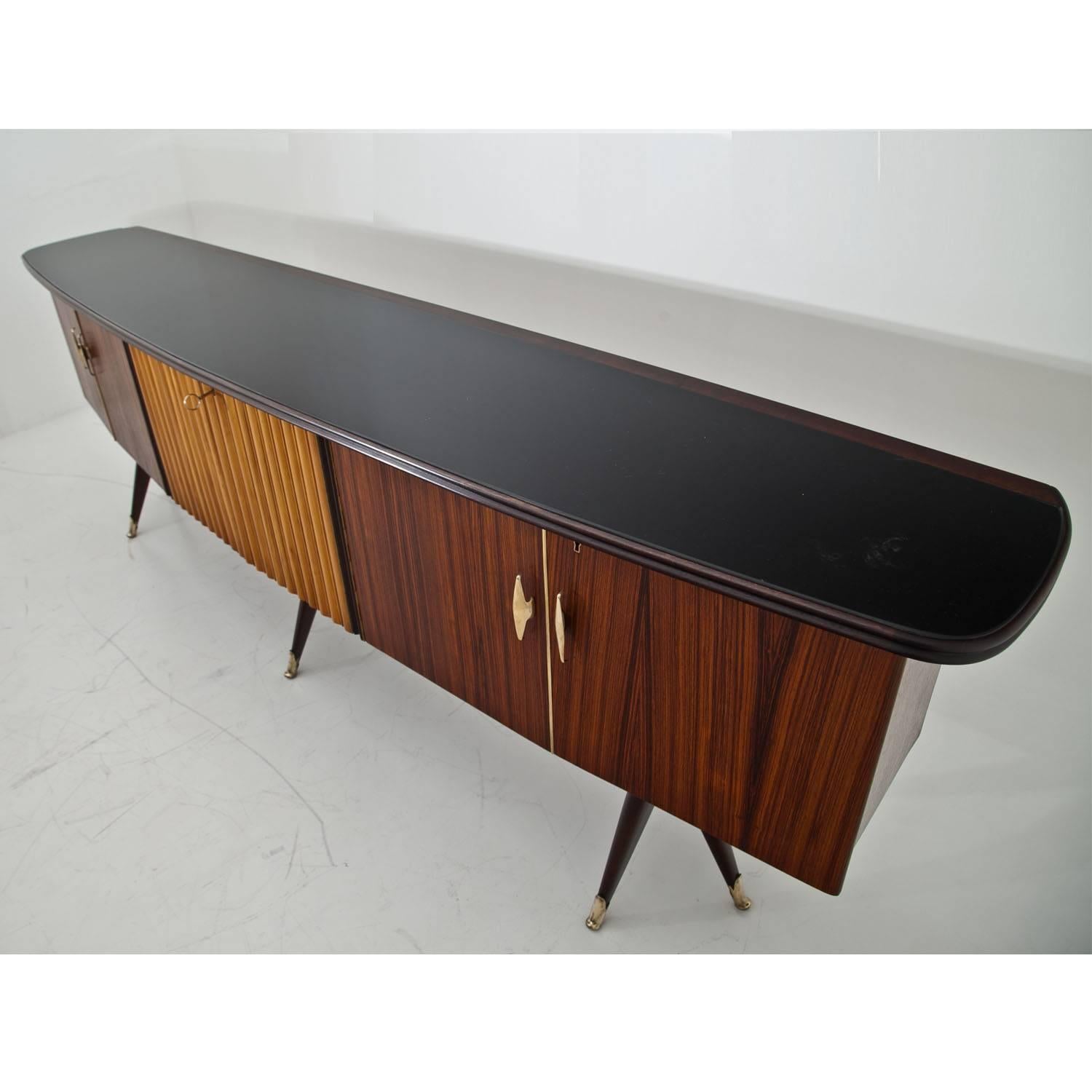 Sideboard in the Style of Dassi, Italy Mid-20th Century 2