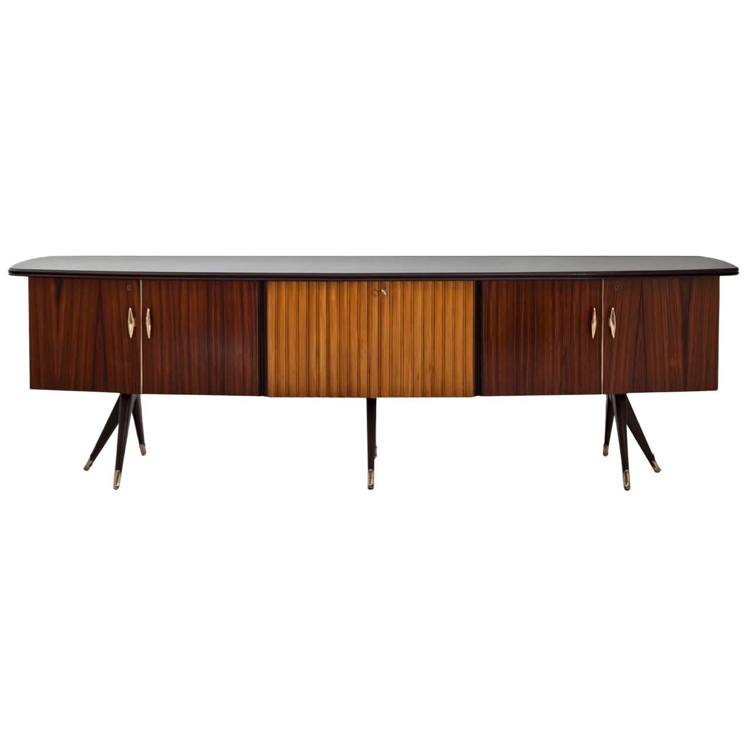 Sideboard in the Style of Dassi, Italy Mid-20th Century