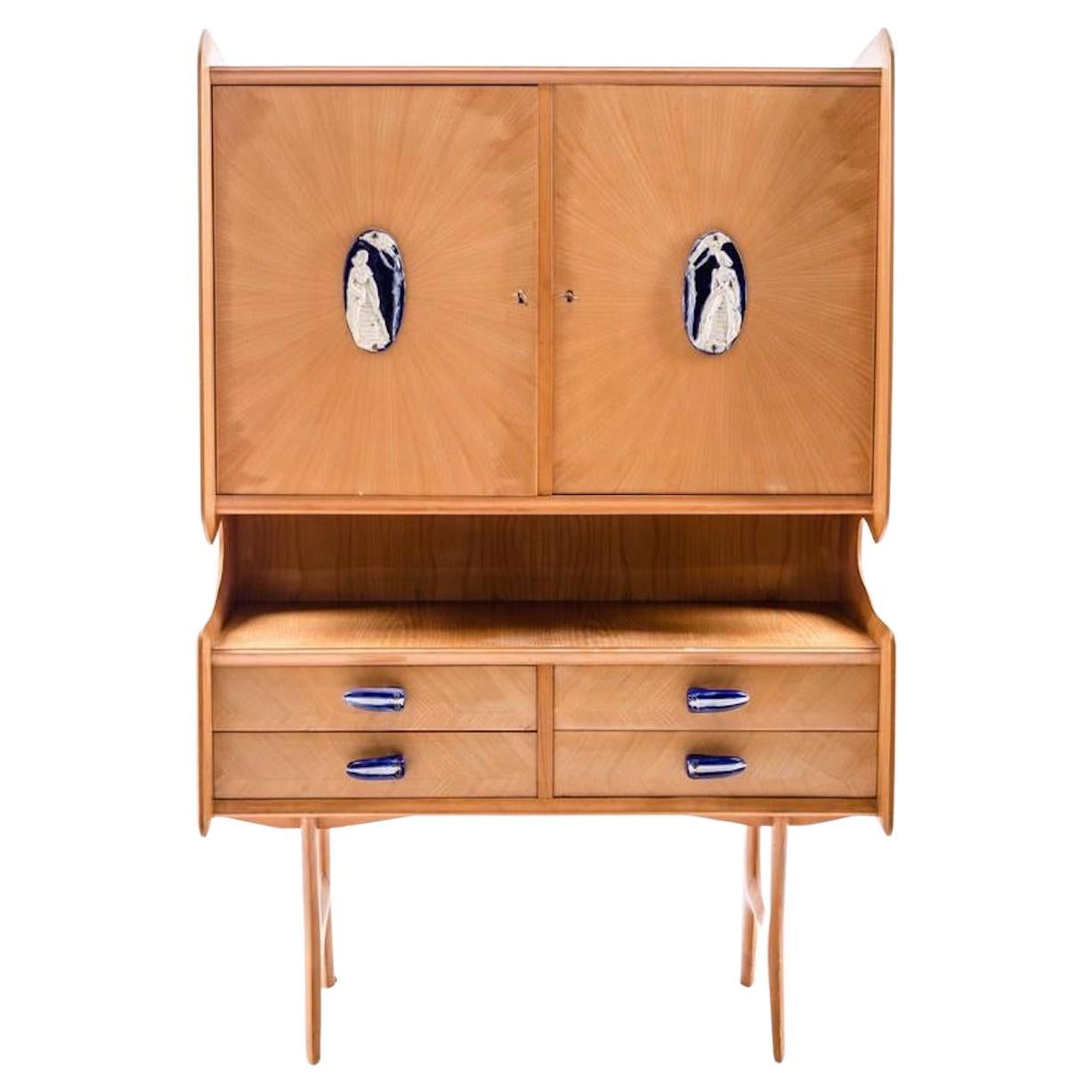 Sideboard in the Style of Ico Parisi, 1960s For Sale