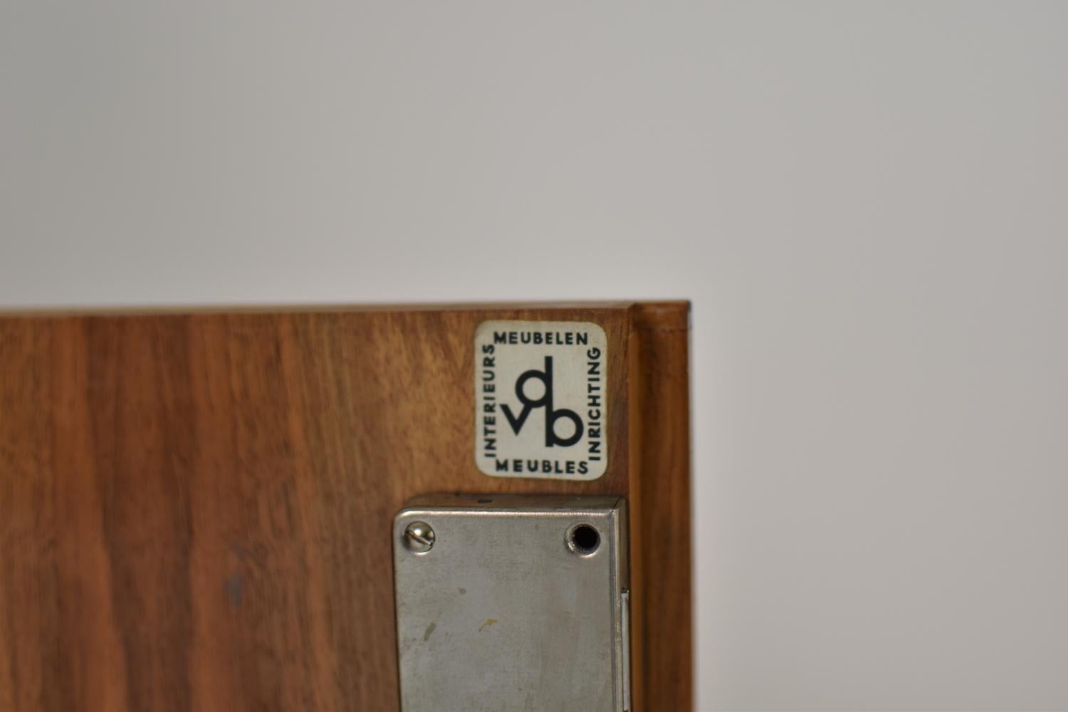 Sideboard in Walnut by Jos De Mey for Van den Berghe-Pauvers, Belgium, 1960s 6