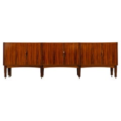 Sideboard in Walnut in The Style of La Permanente Mobili Cantu, Italy 1950s