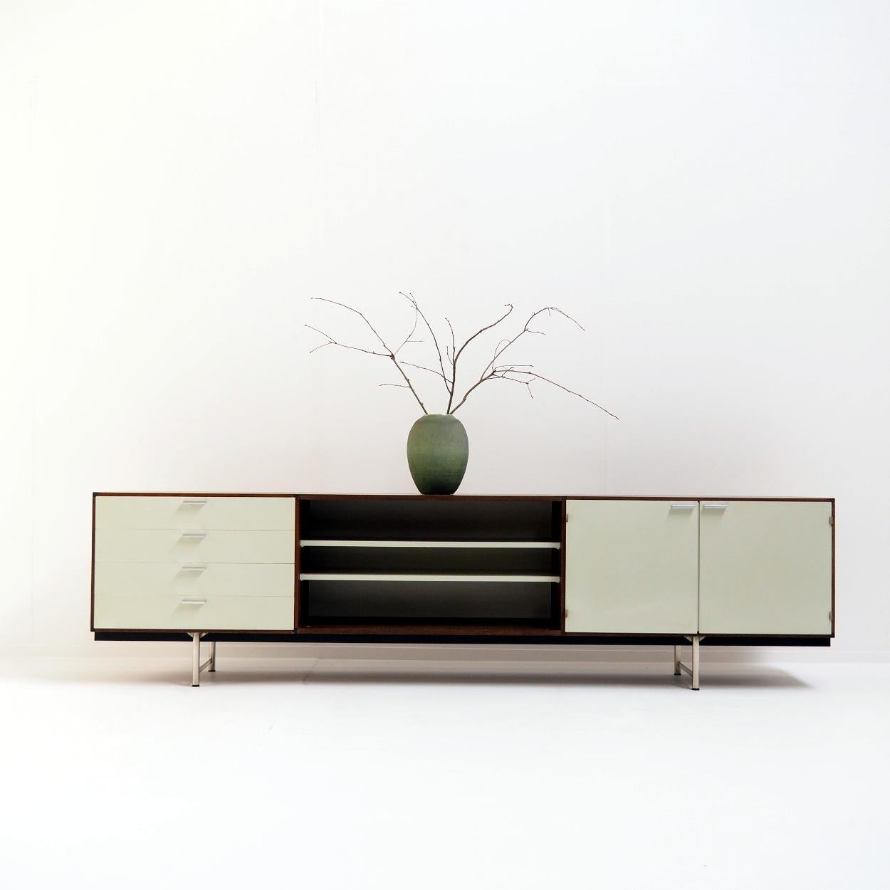 Sideboard in Wengé and White by Cees Braakman for Pastoe 1