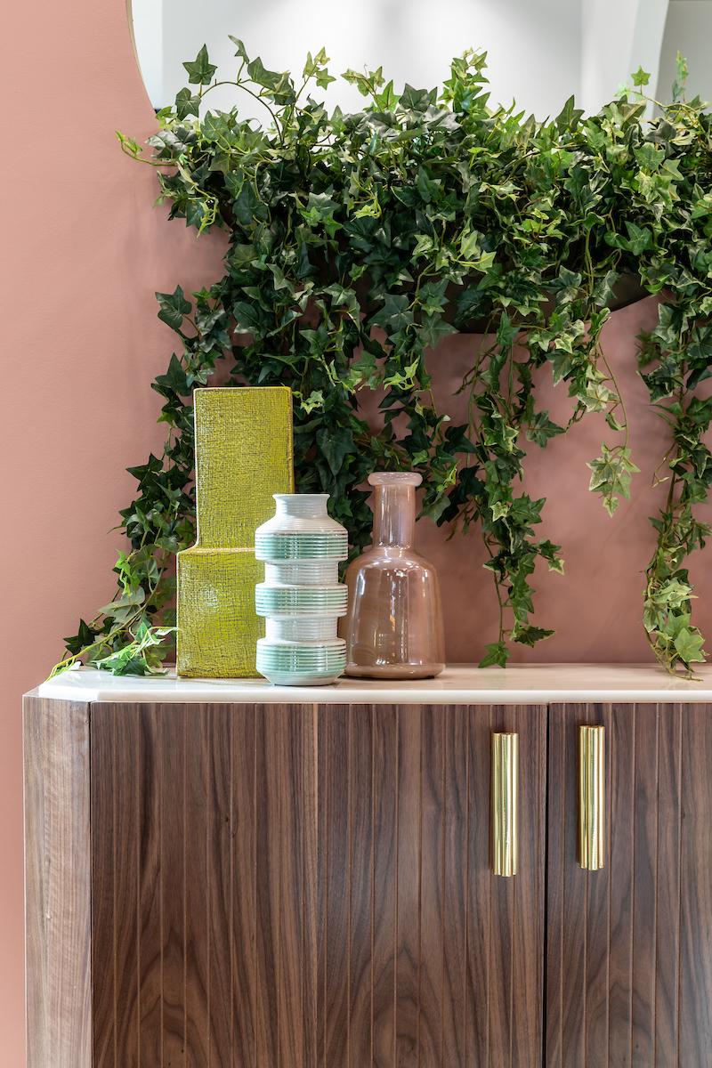 Sideboard in Wood, Brass and Marble Malcolm In New Condition For Sale In Lisbon, PT