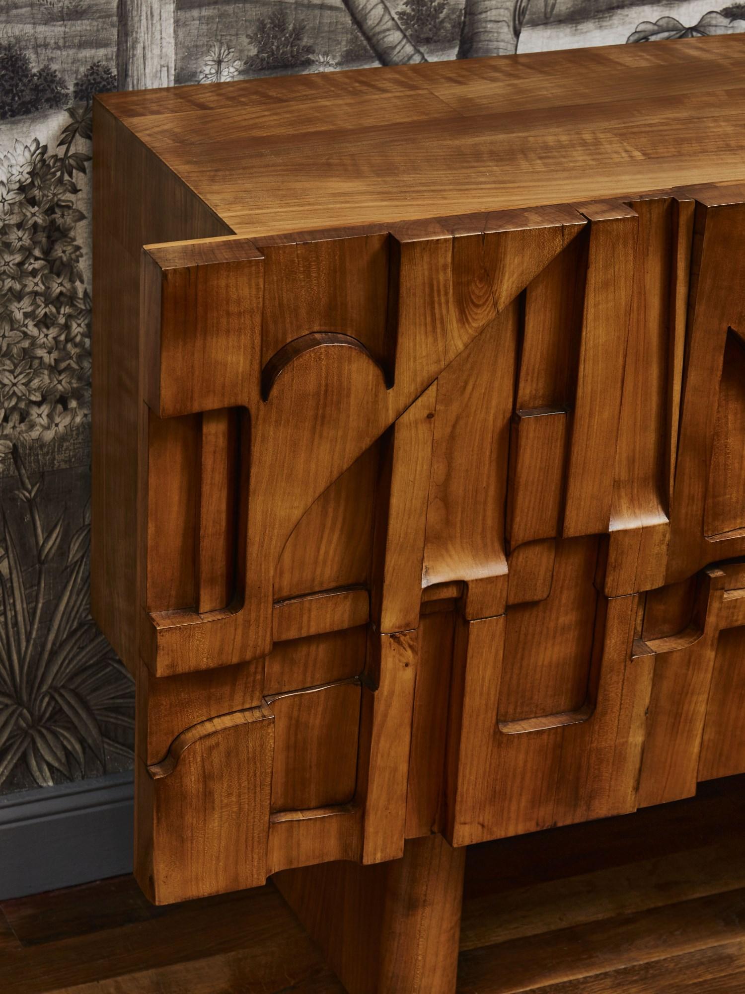 Contemporary Sideboard in Wood For Sale