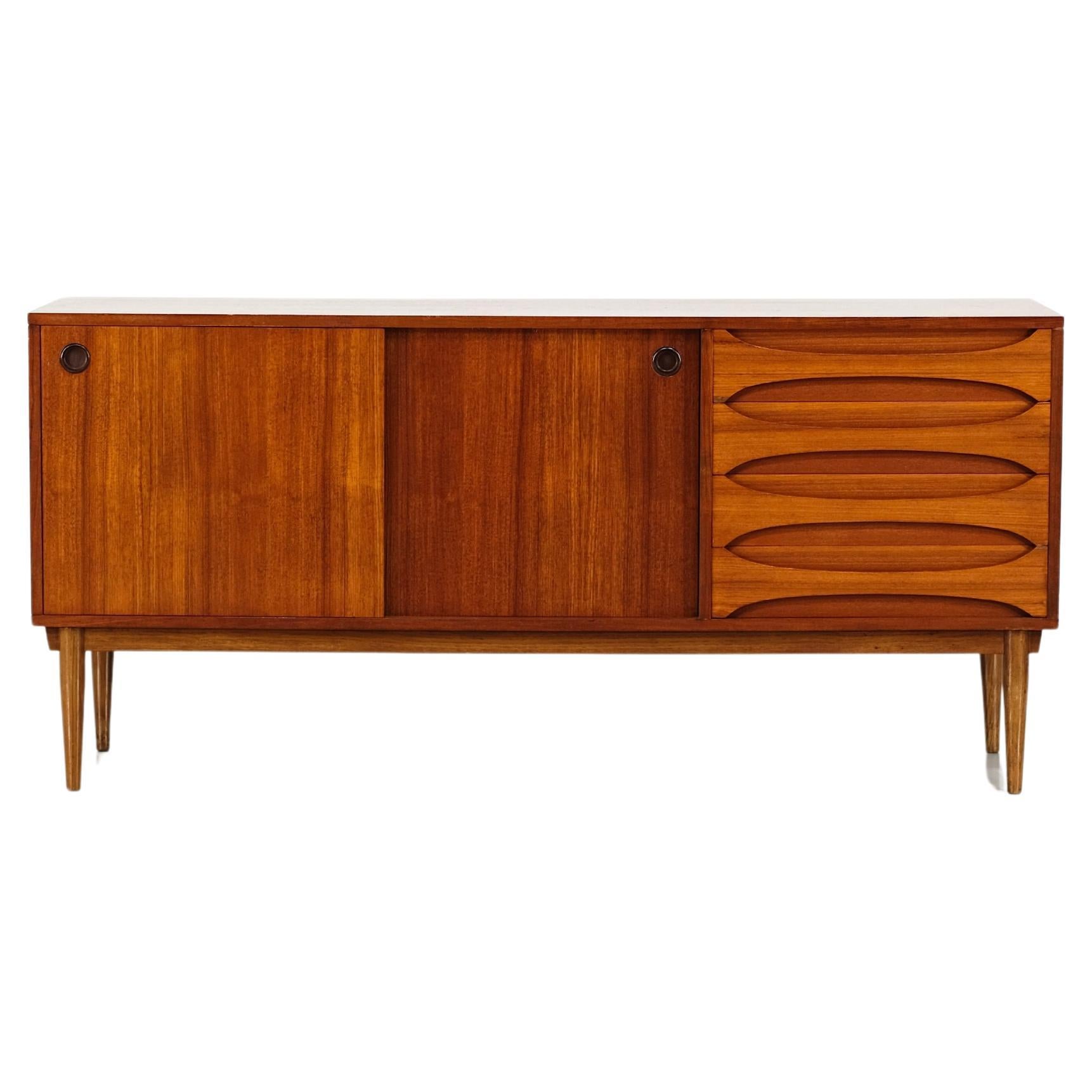  Sideboard in Wood medium size 1960's For Sale