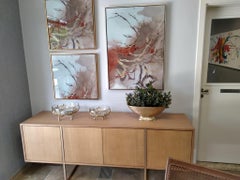 Sideboard LINE 1, Wood, Black Metal