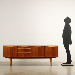 English 1960s teak sideboard