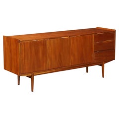 English 1960s teak restored sideboard