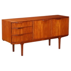 Sideboard Inglese Anni 60, marrone, in teak impiallacciato