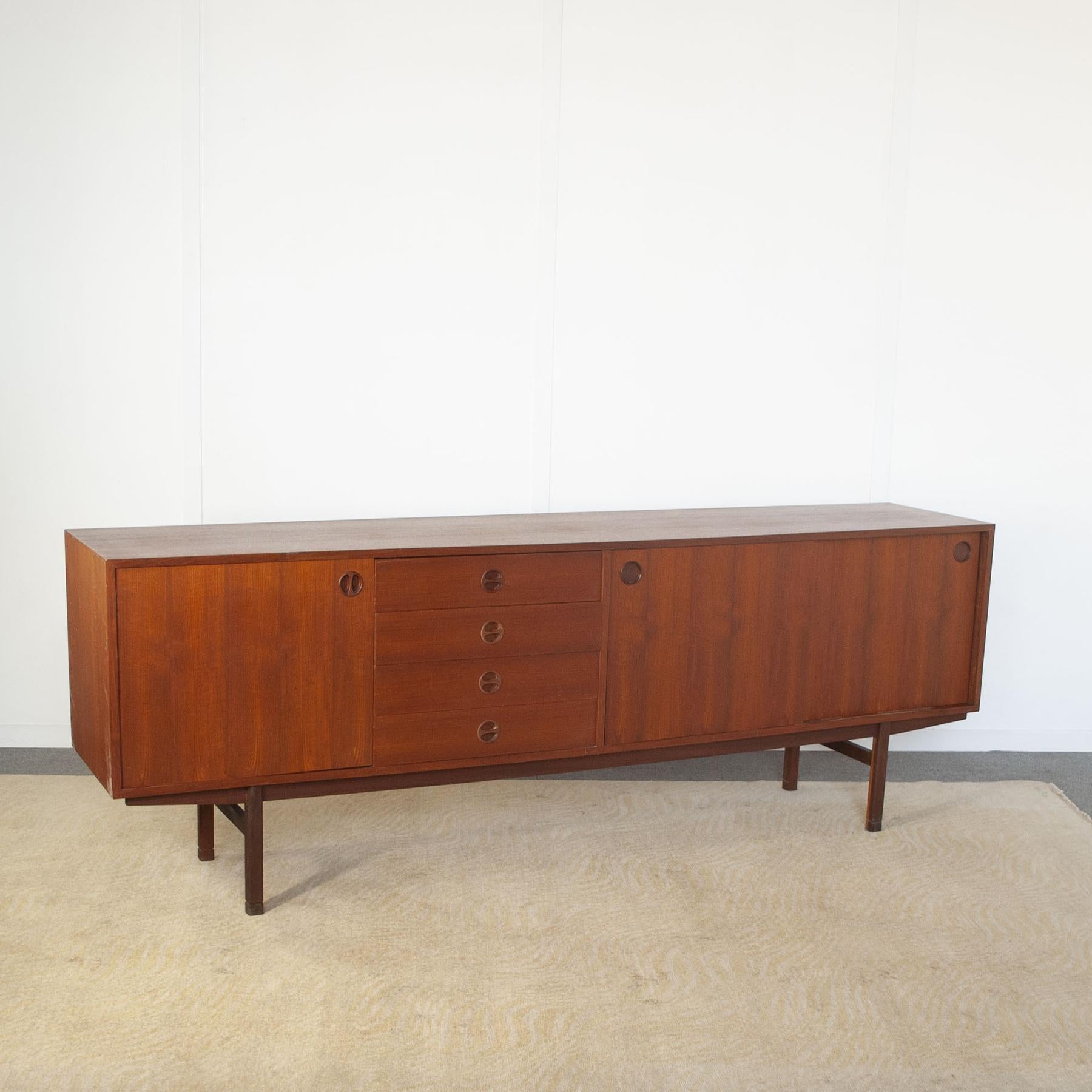 Mid-Century Modern Sideboard italian production 1960s. For Sale