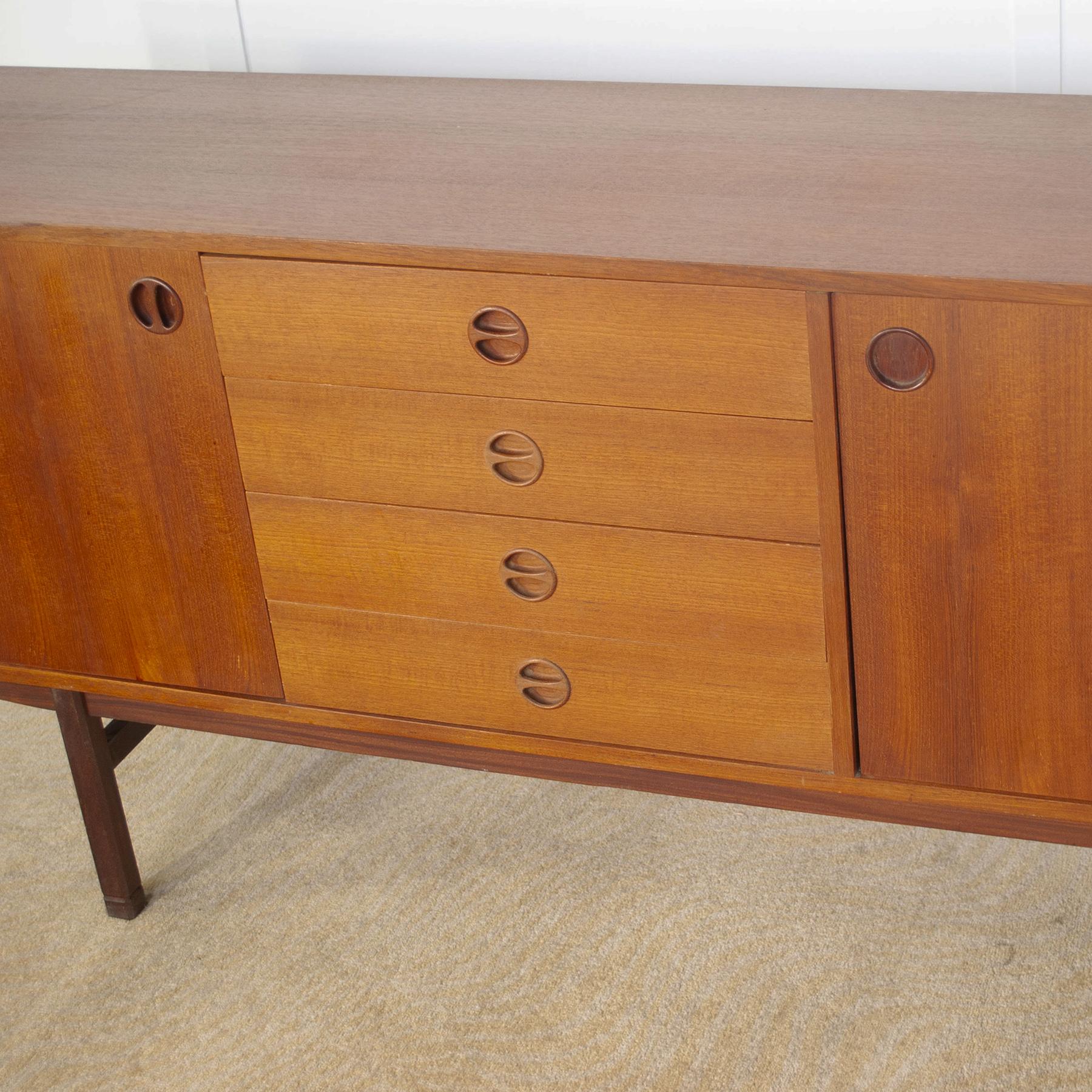 Mid-20th Century Sideboard italian production 1960s. For Sale