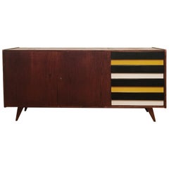 Sideboard Jiri Jiroutek for Interier Praha, U 460 Yellow and Gray