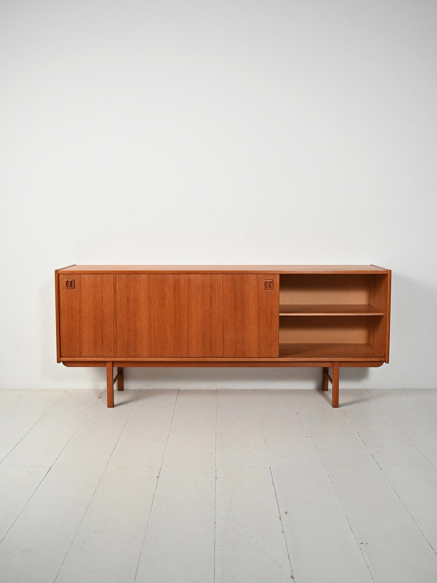 Scandinavian Modern Sideboard “Korsør” in teak di IKEA For Sale