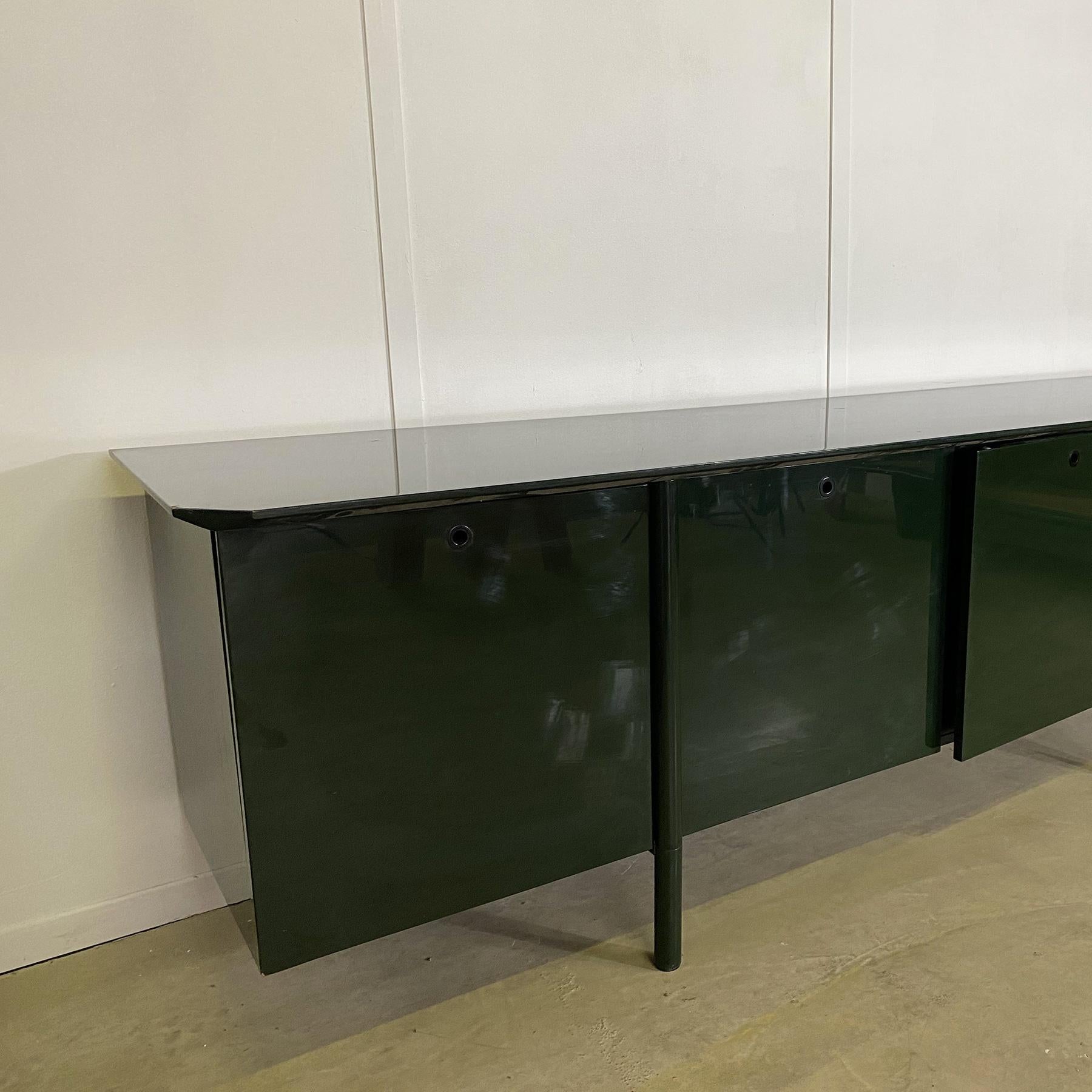 Italian Enfilade laqué 1970 Giotto Stoppino en vente