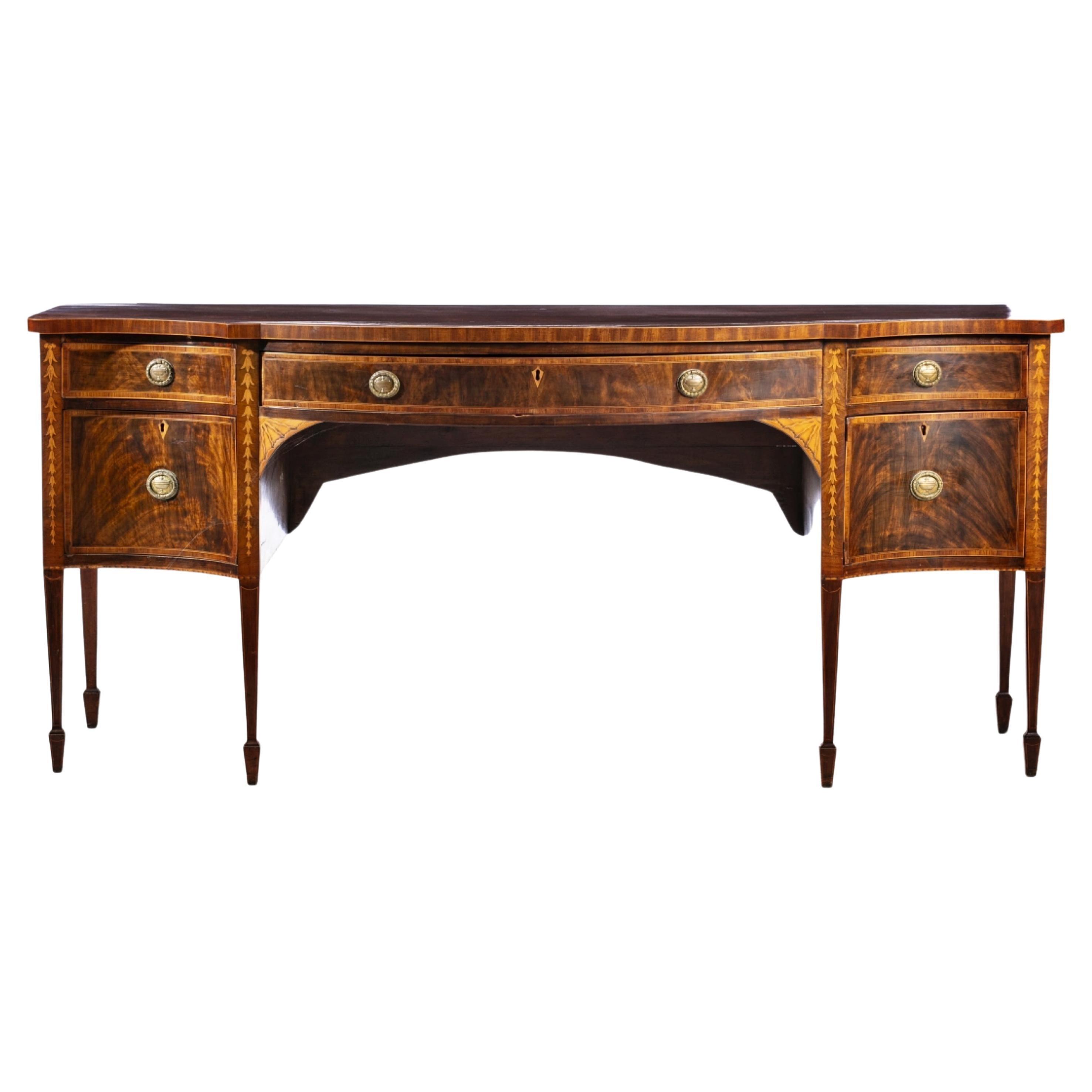 SIDEBOARD LARGE DIMENSIONS JORGE III 19th Century For Sale