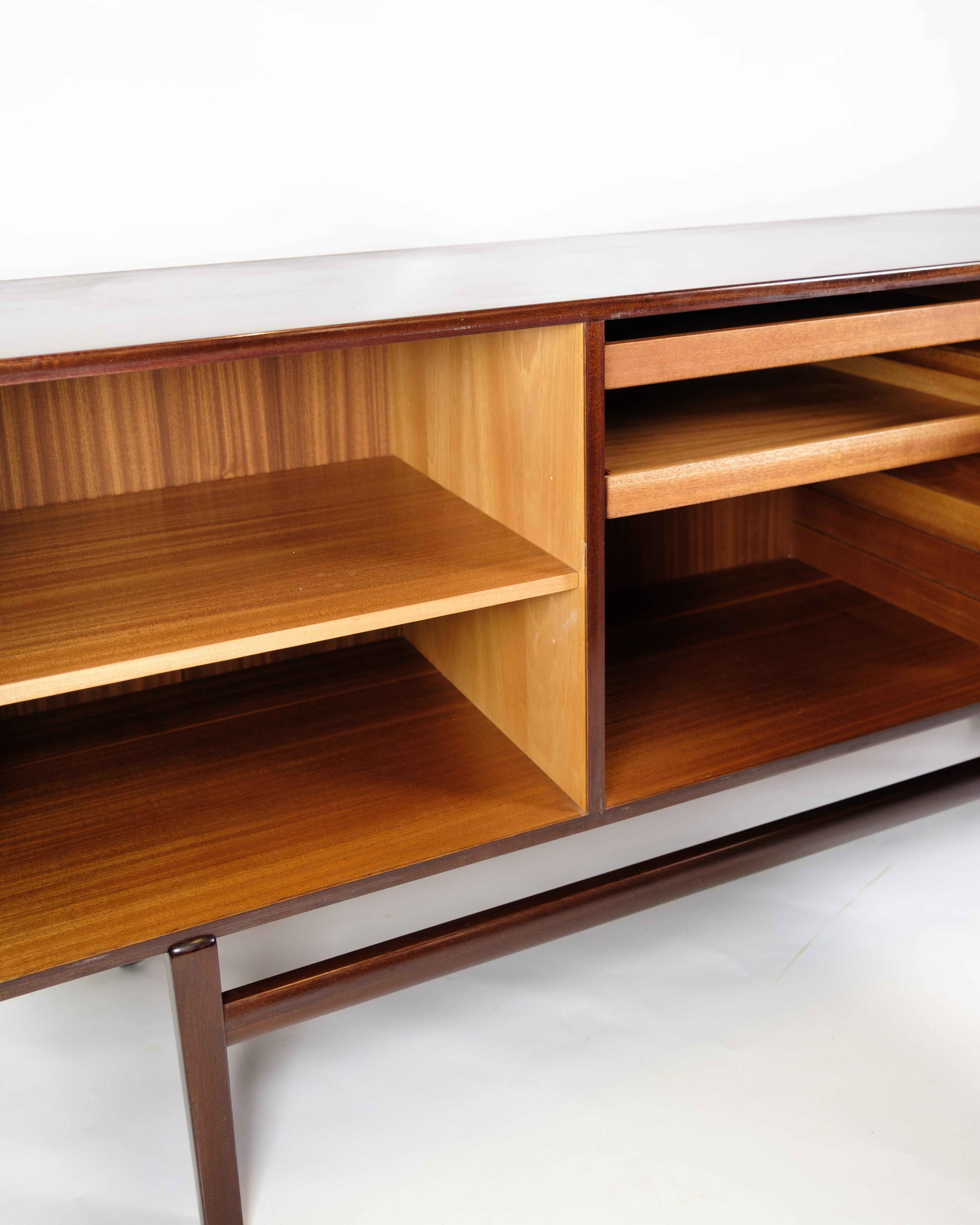 Mid-20th Century Sideboard Made In Mahogany By Ole Wanscher For P. Jeppesen From 1960s