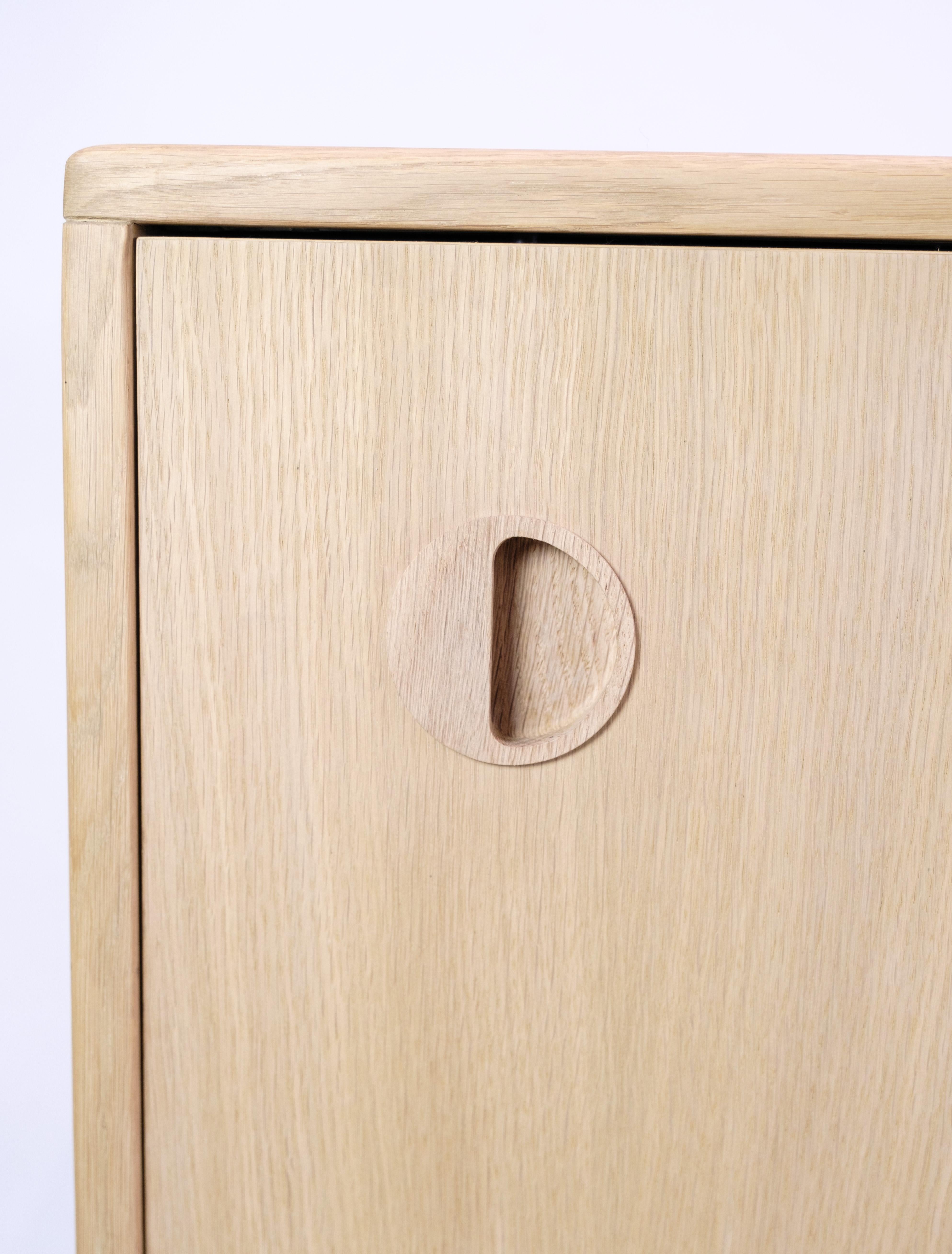 Sideboard Made In Oak, Danish Design From 1970s For Sale 6