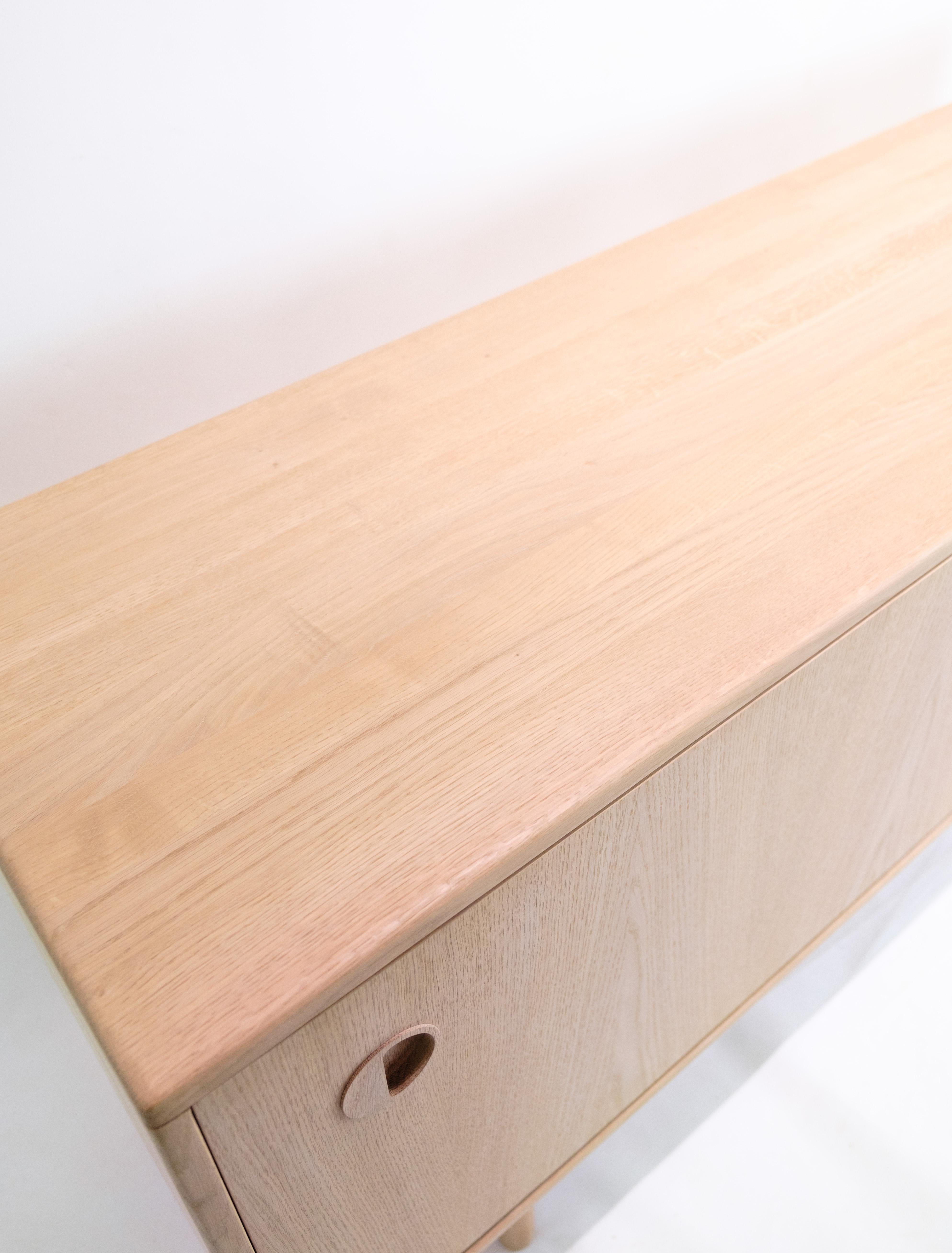 Mid-Century Modern Sideboard Made In Oak, Danish Design From 1970s For Sale