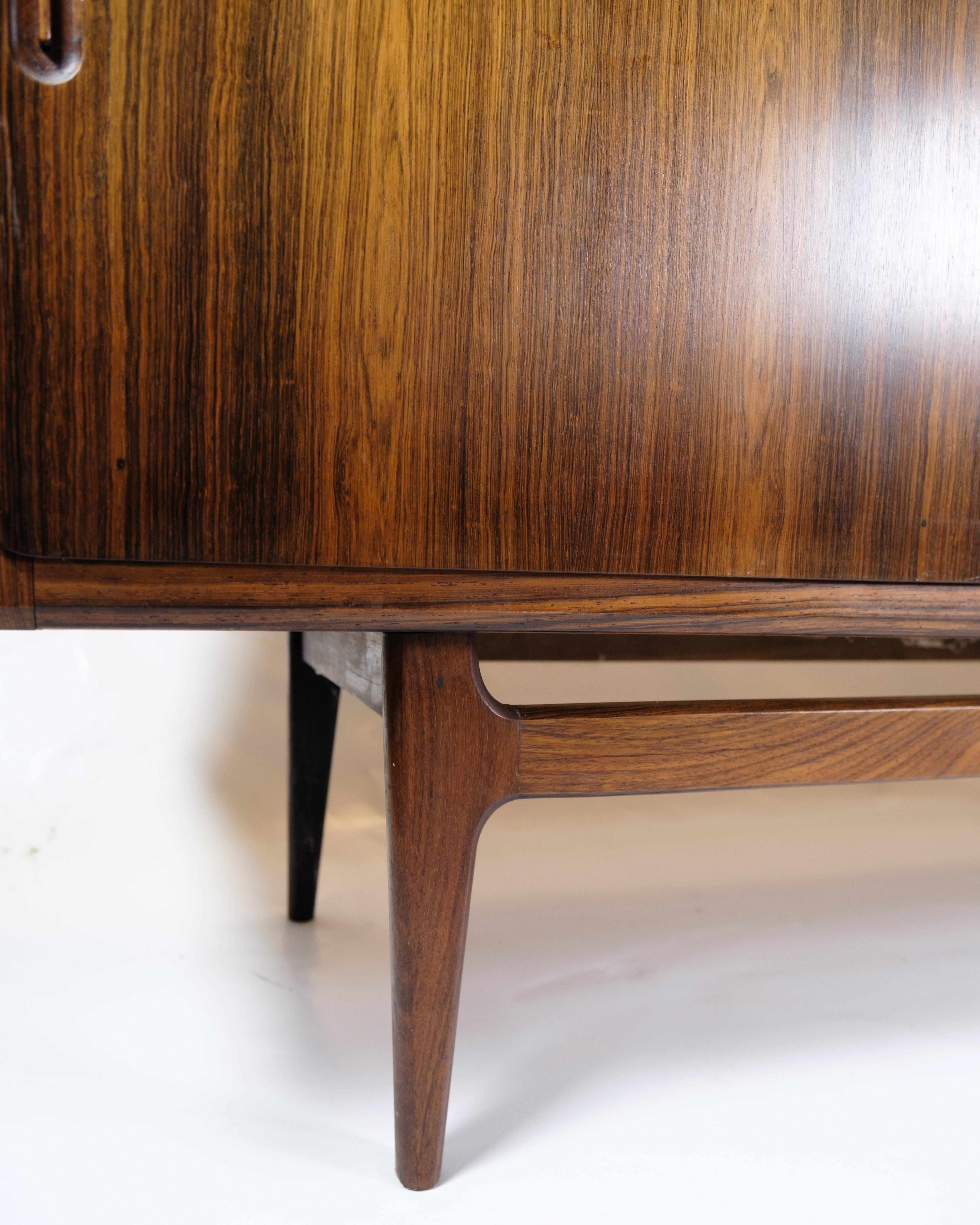 Sideboard Made in Rosewood by Henry Rosengren Hansen From 1960s For Sale 6