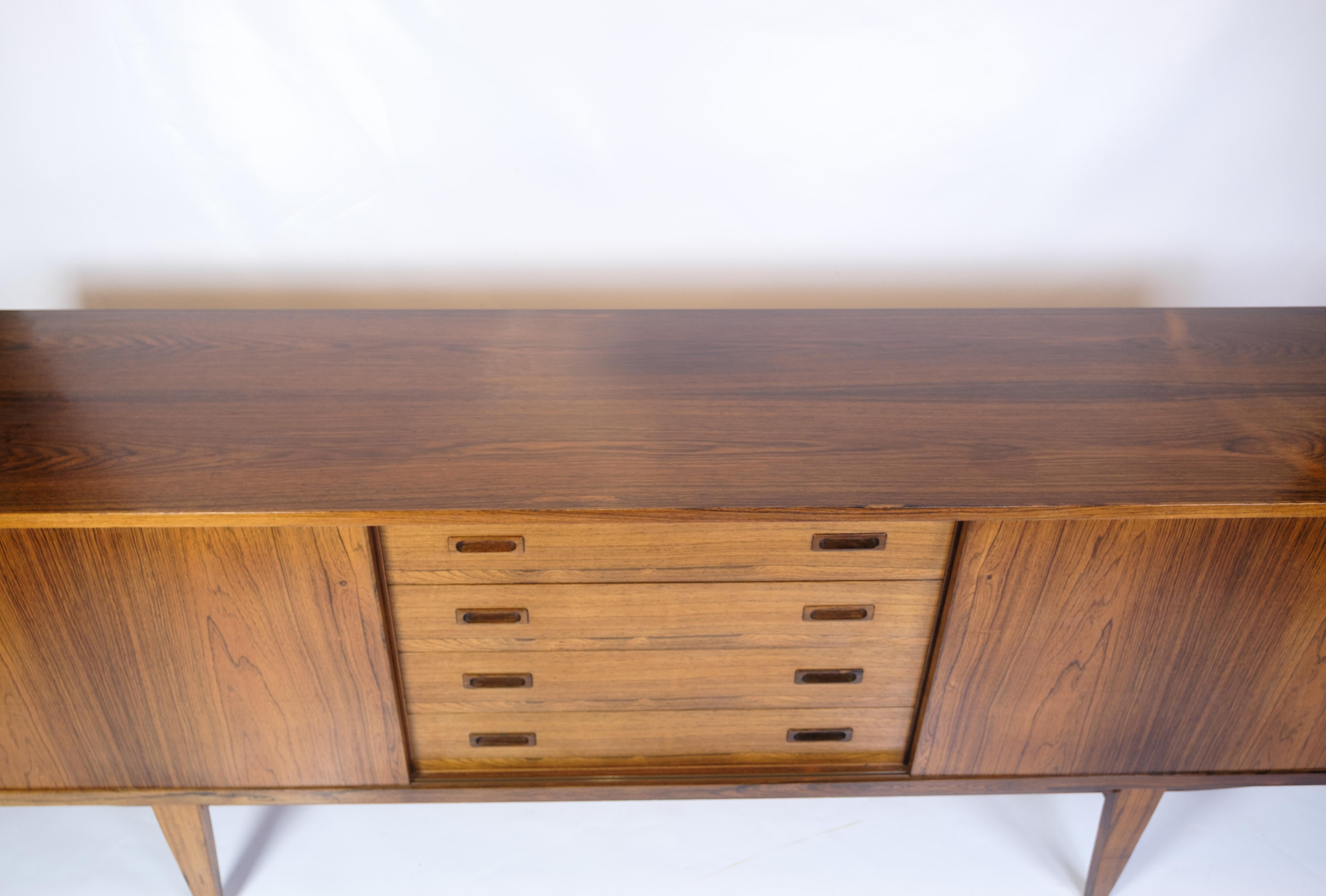 Sideboard Made In Rosewood, Danish Design From 1960s For Sale 6