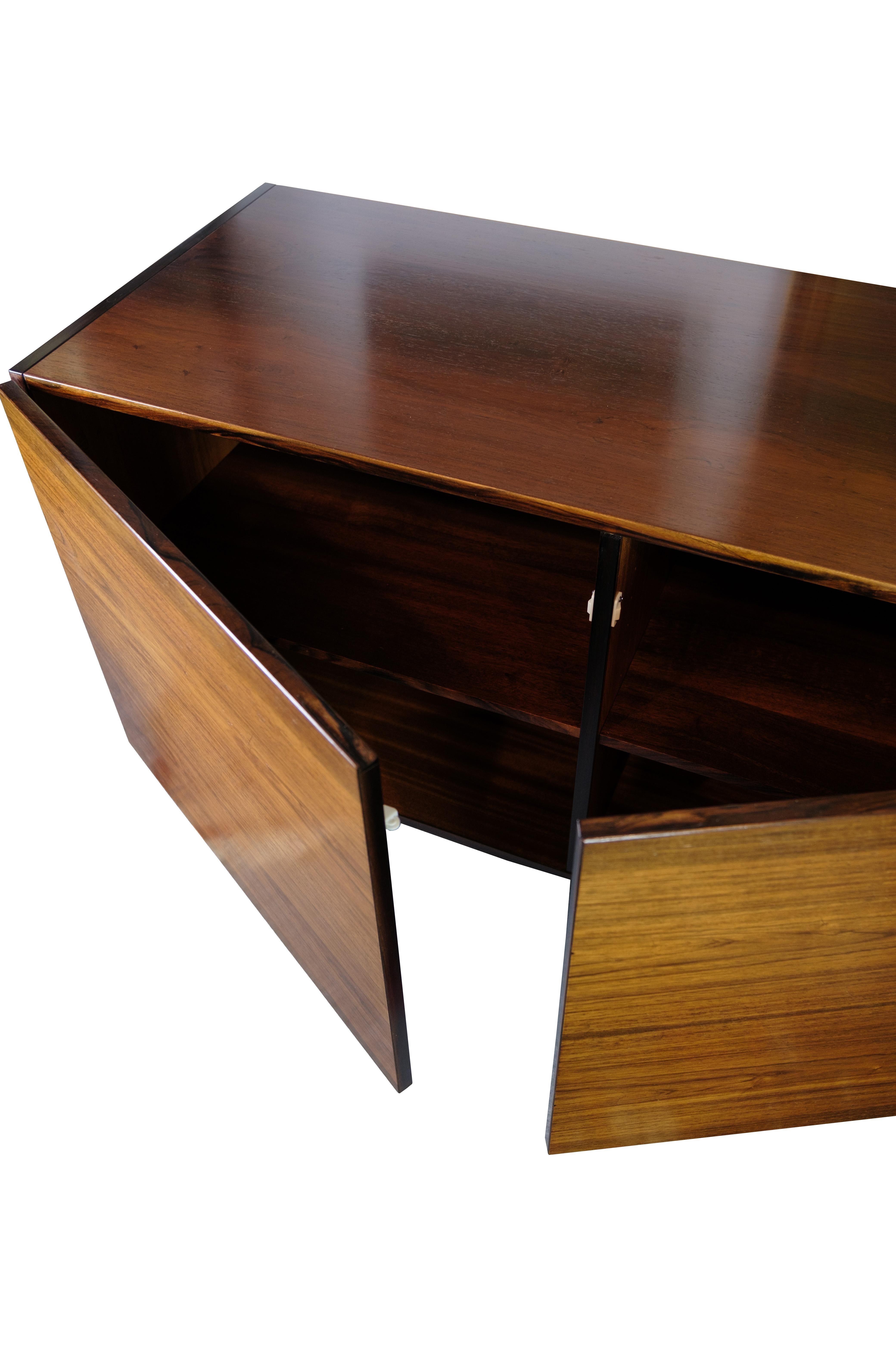 Mid-Century Modern Sideboard Made In Rosewood Danish Design From 1960s For Sale