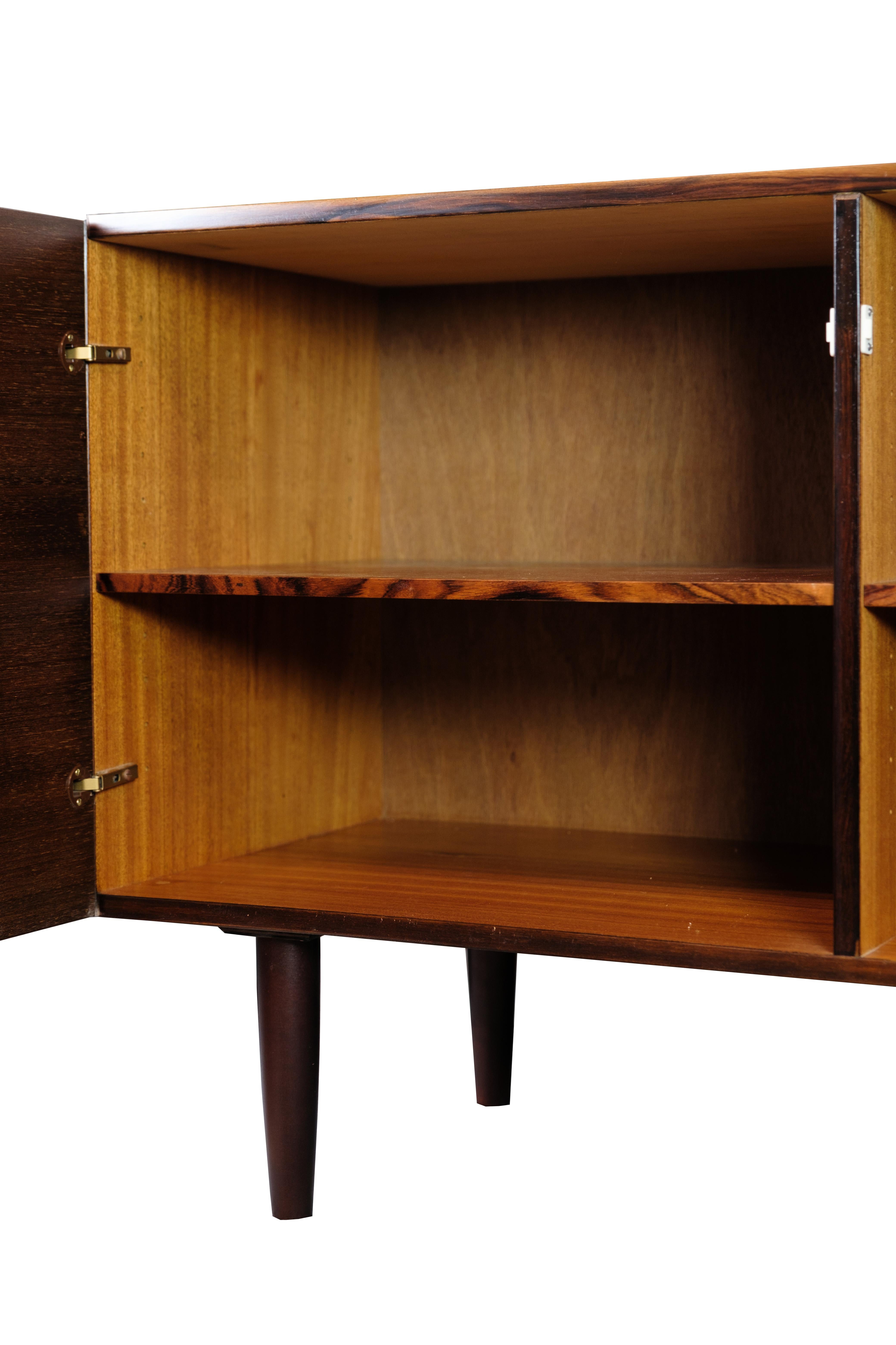 Mid-20th Century Sideboard Made In Rosewood Danish Design From 1960s For Sale