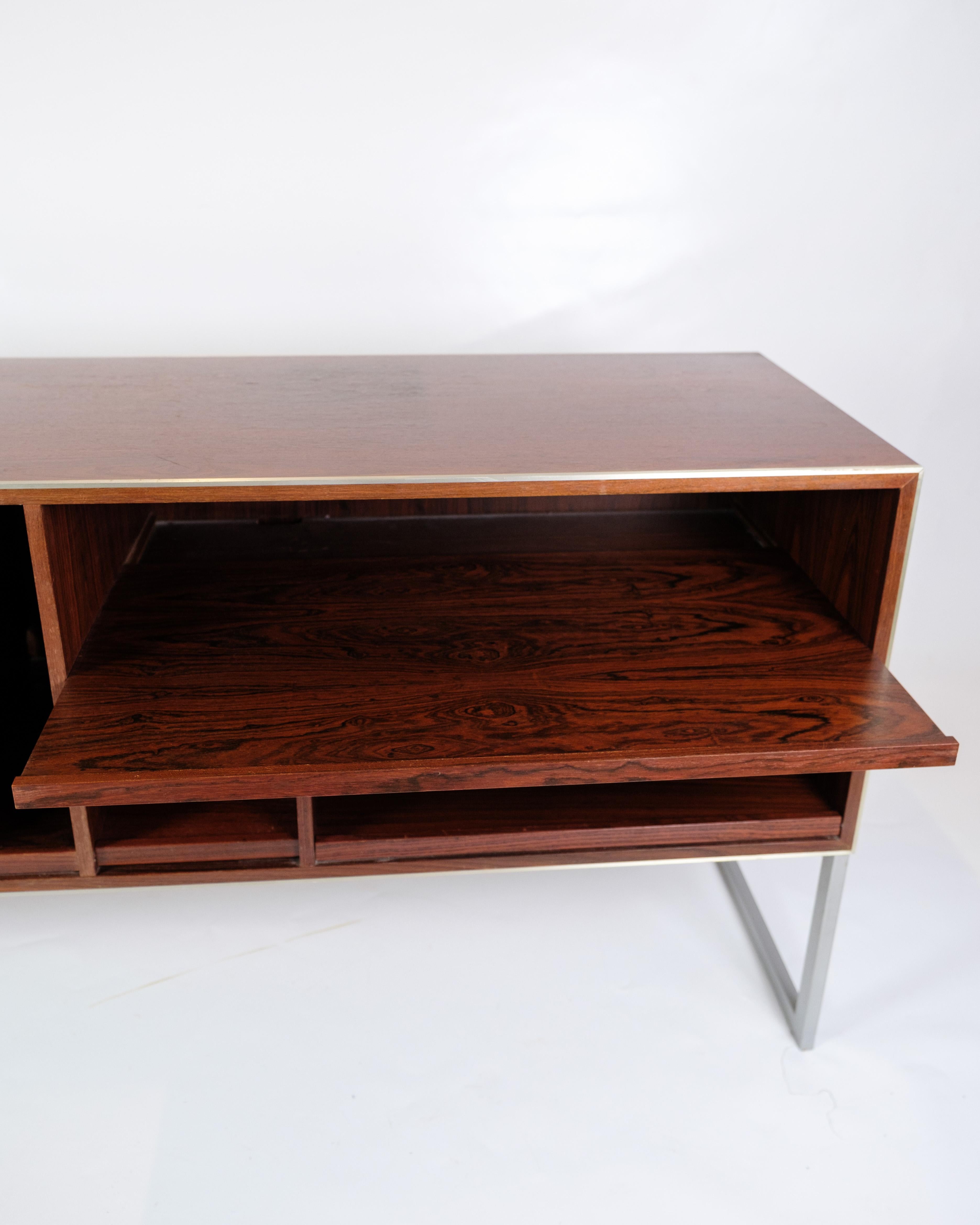 Sideboard Made In Rosewood & Metal Frame By Jacob Jensen For B&O From 1970s In Good Condition In Lejre, DK