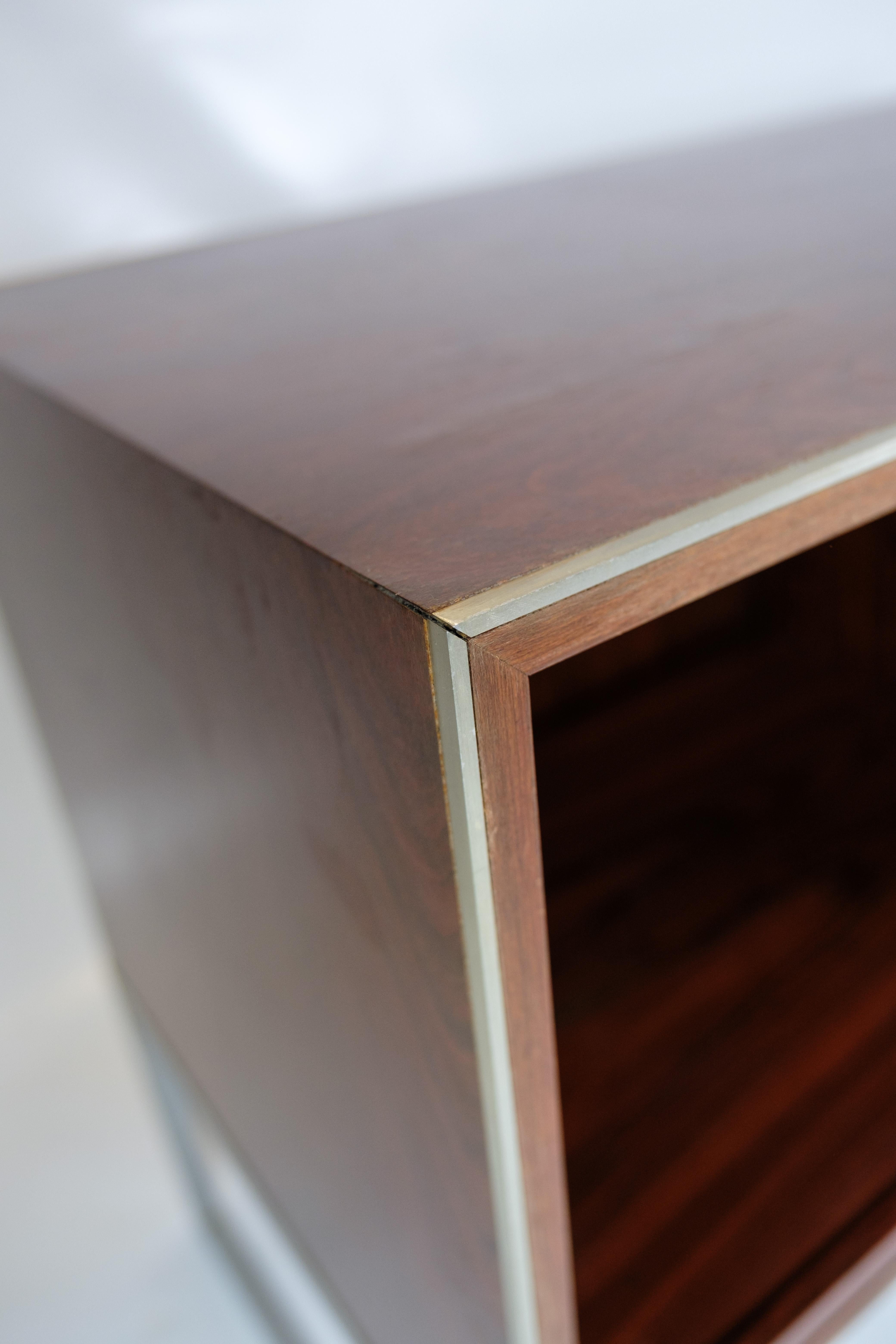 Sideboard Made In Rosewood & Metal Frame By Jacob Jensen For B&O From 1970s 1