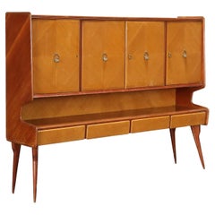 Sideboard-Ahornfurnier, Italien 1950er Jahre