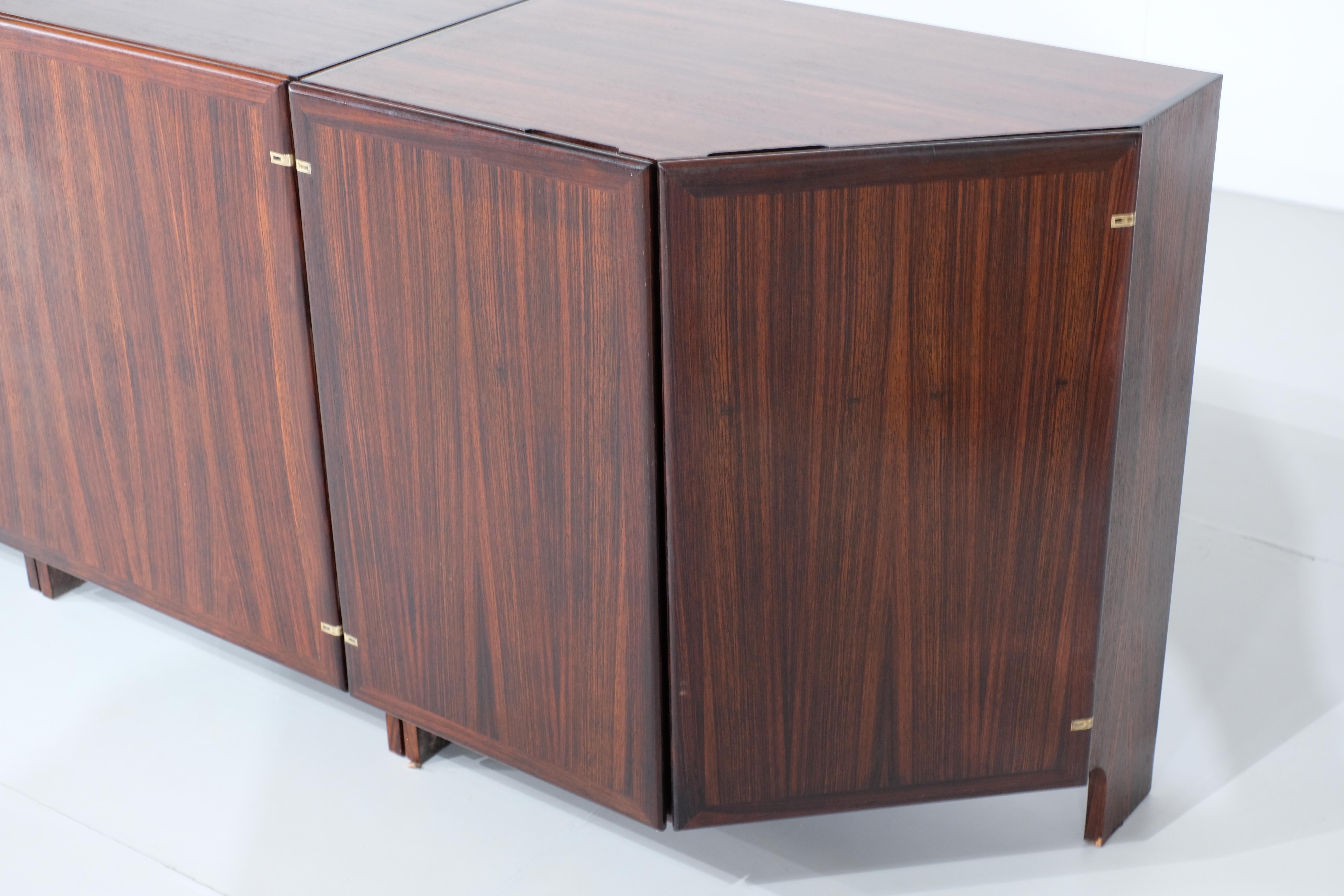 Mid-Century Modern Sideboard MB48 by Franco Albini for Poggi - 1960s For Sale