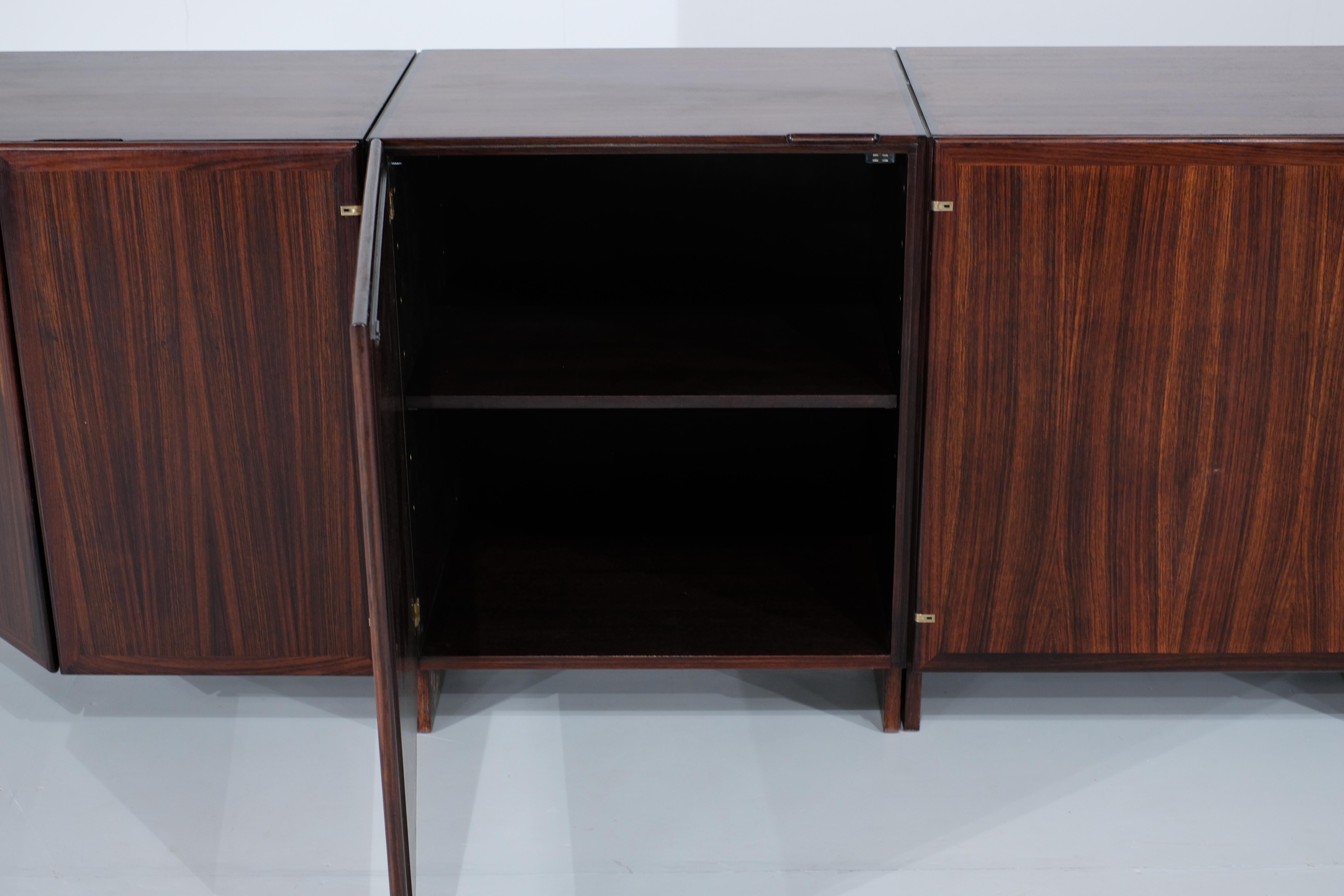 Wood Sideboard MB48 by Franco Albini for Poggi - 1960s For Sale
