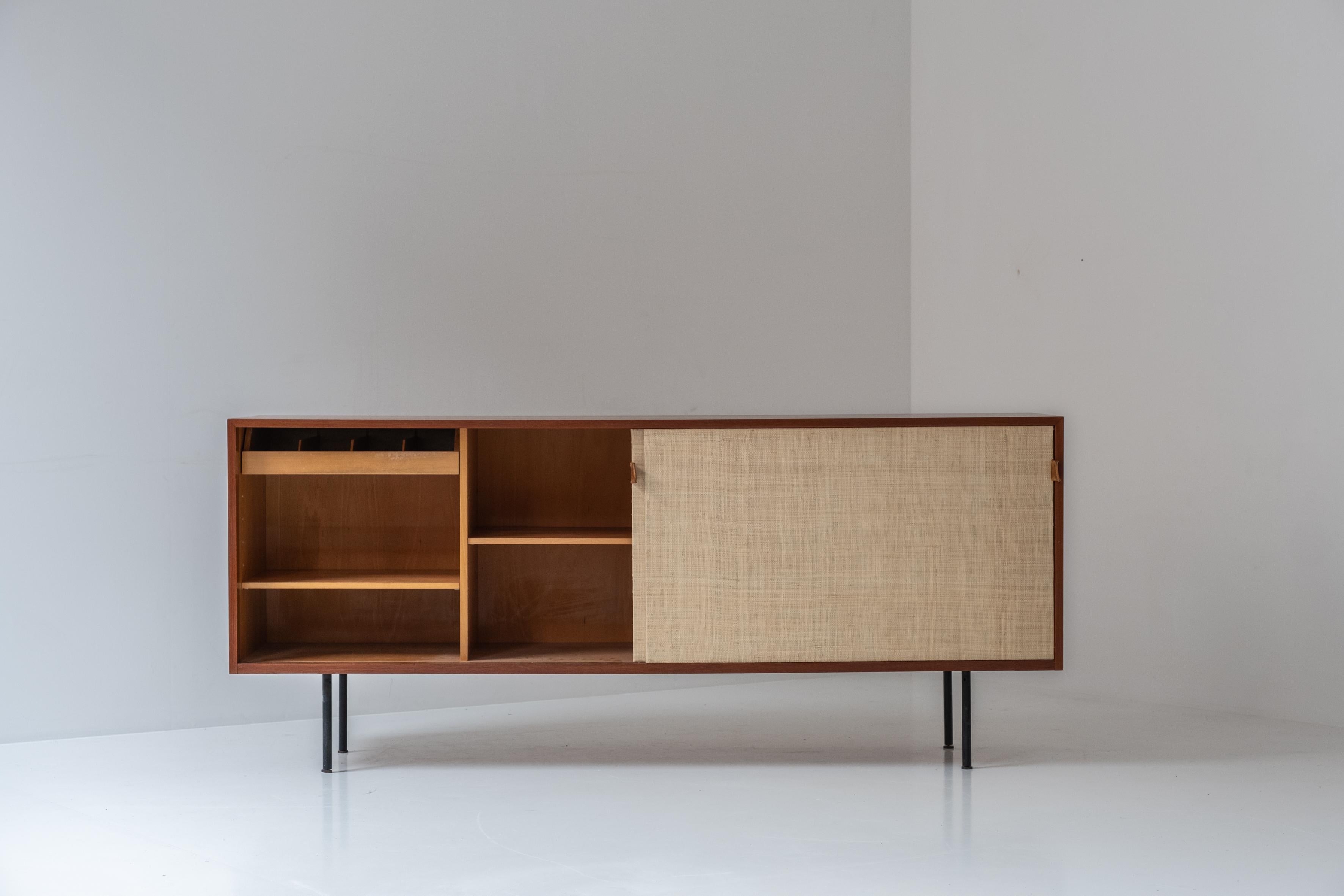 Central American Sideboard Model 116 by Florence Knoll for Knoll International, USA, 1950s For Sale
