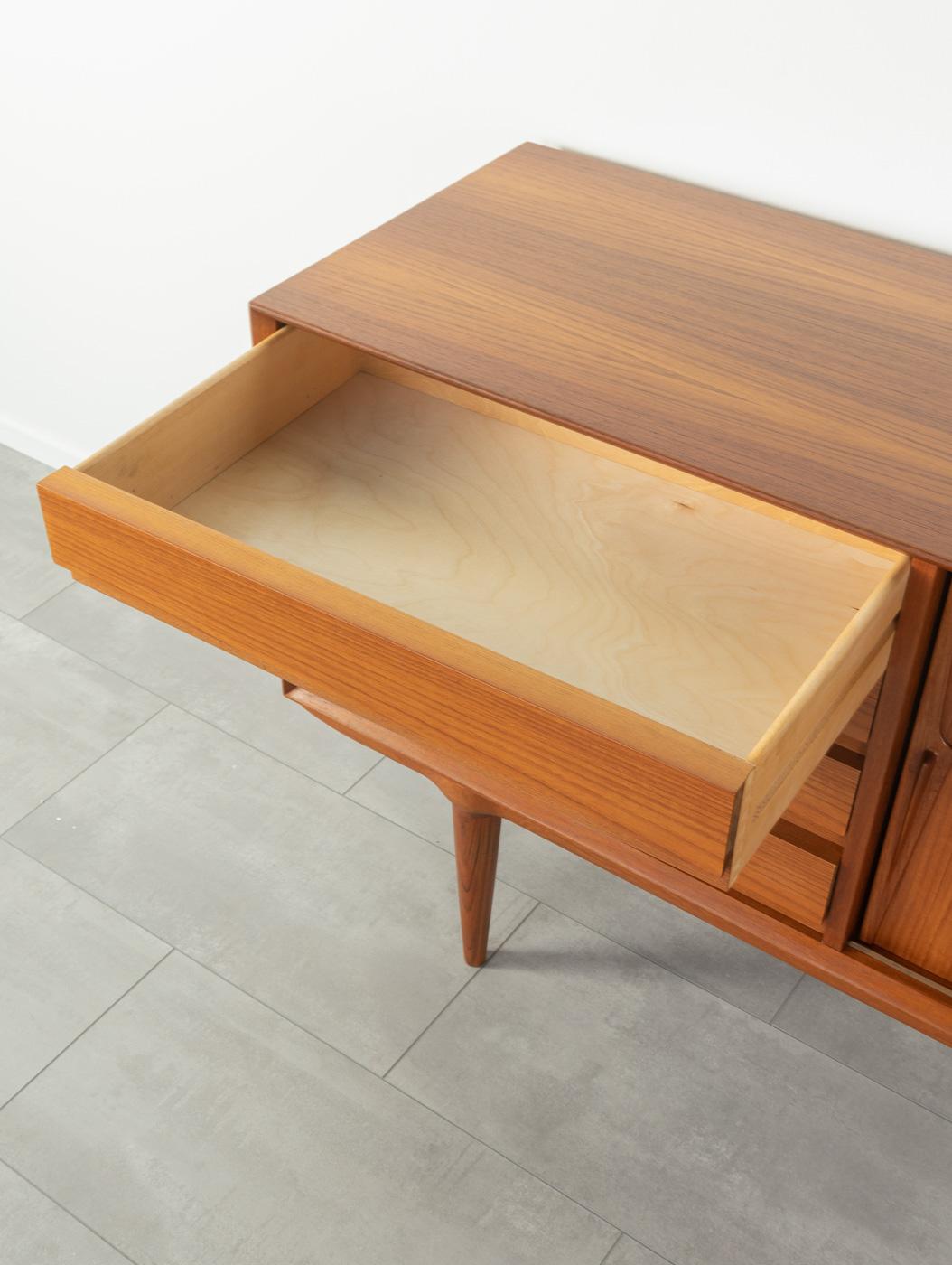 Mid-20th Century Sideboard Model 18 Omann Jun, Teak Denmark