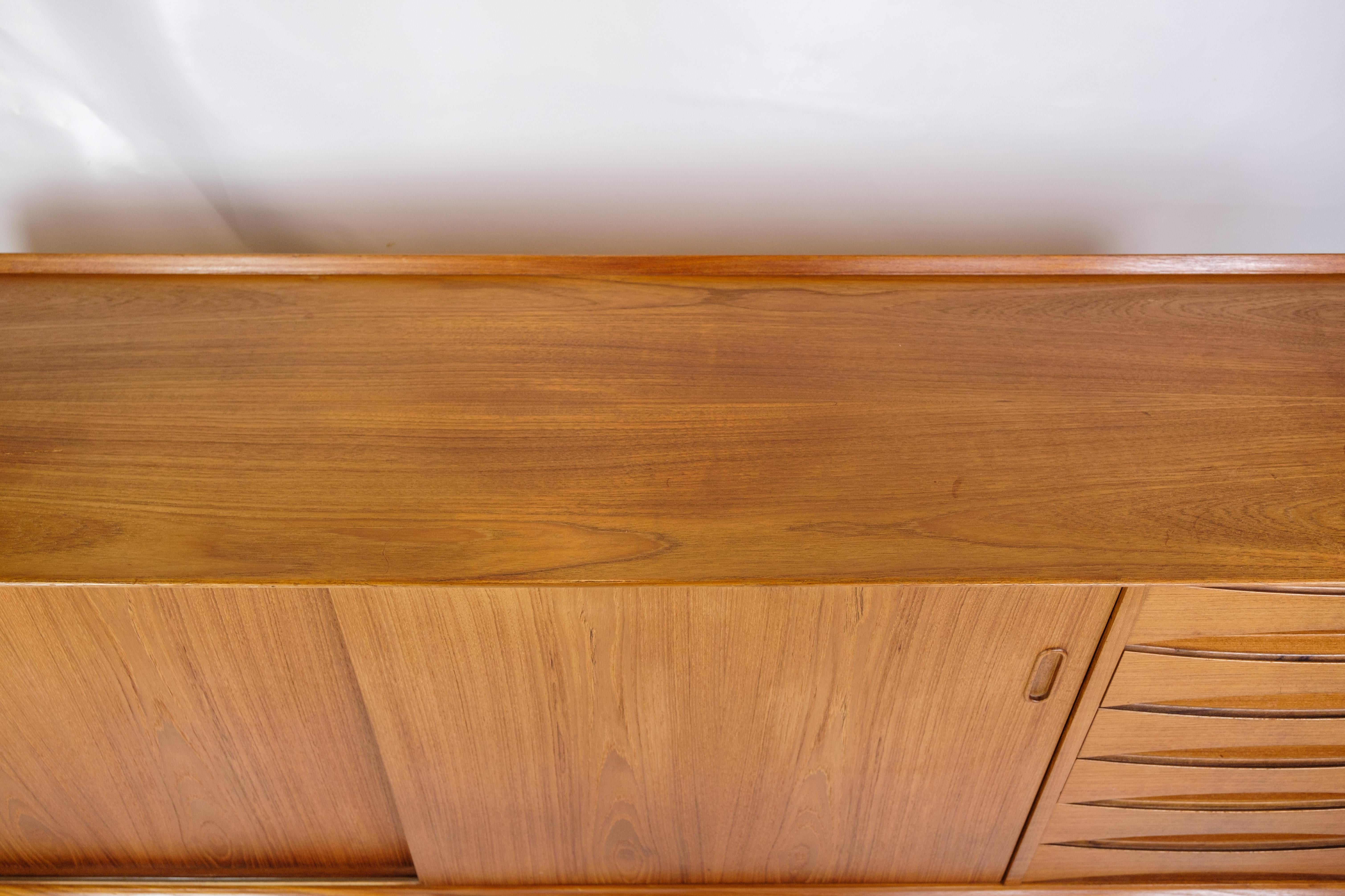 Sideboard Model 29 Made In Teak By Arne Vodder For Sibast From 1950s For Sale 4