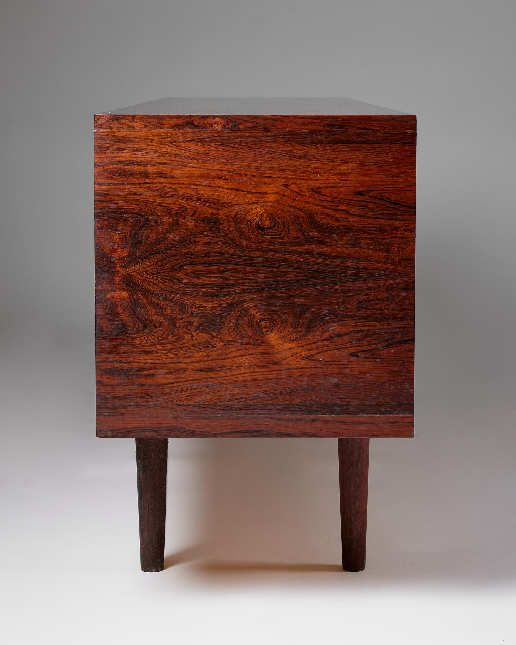Steel Sideboard Model RY 25 Designed by Hans J Wegner for Ry Möbler, Denmark, 1959